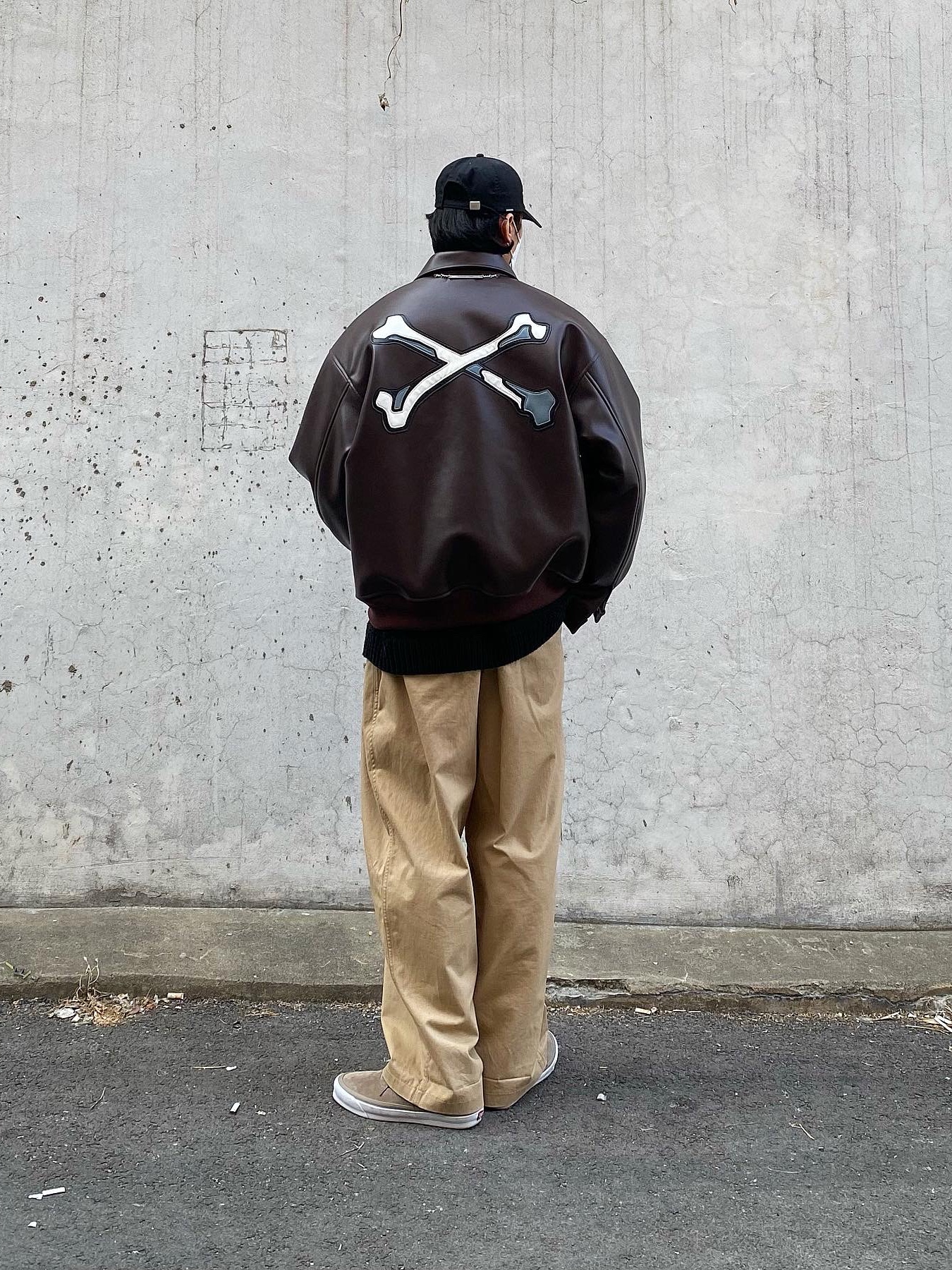 Vans Vault x WTAPS OG Era LX Bones Coyote 착용 스타일 - 2
