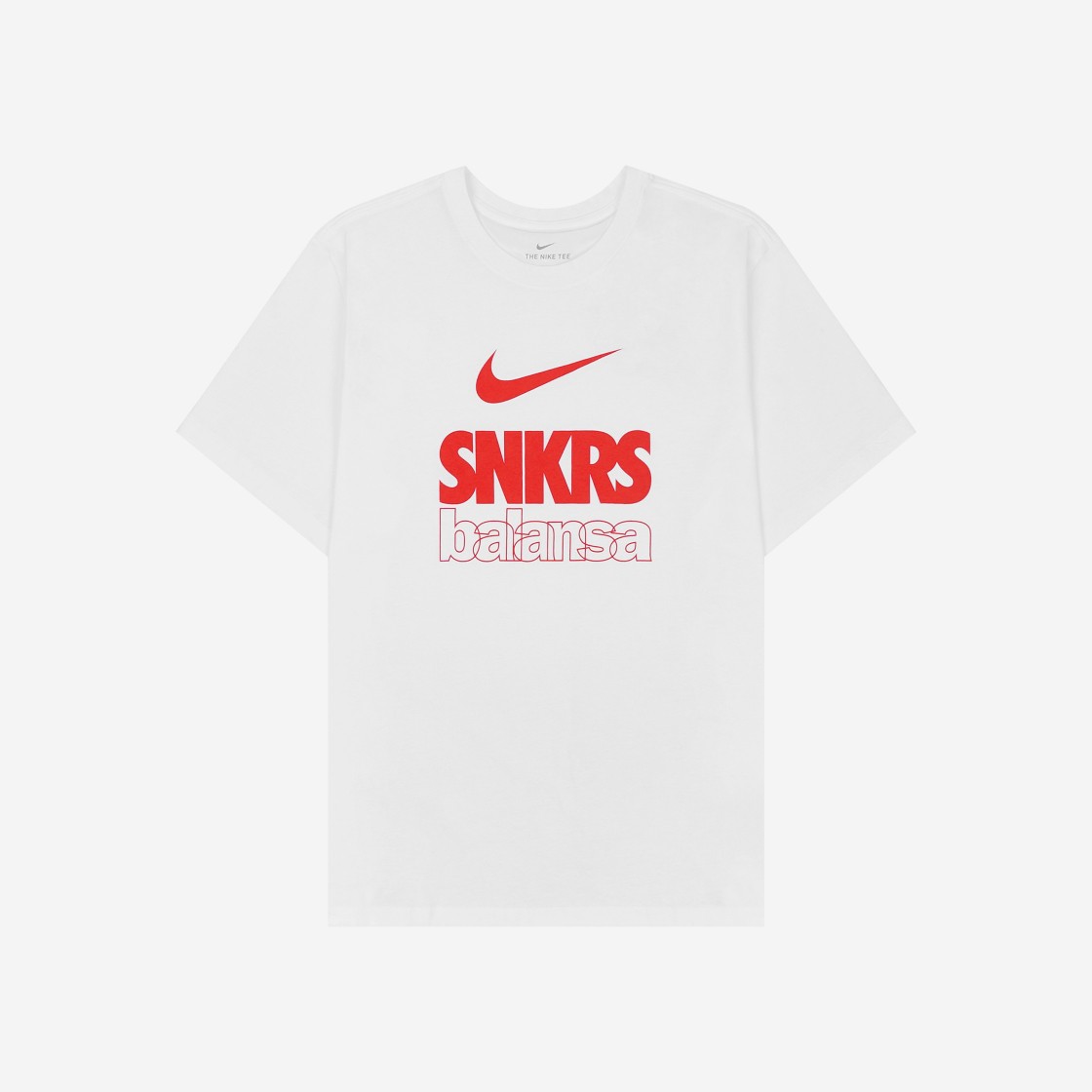 Nike x Balansa SNKRS T-Shirt White (CZ6366-100) 상세 이미지 1