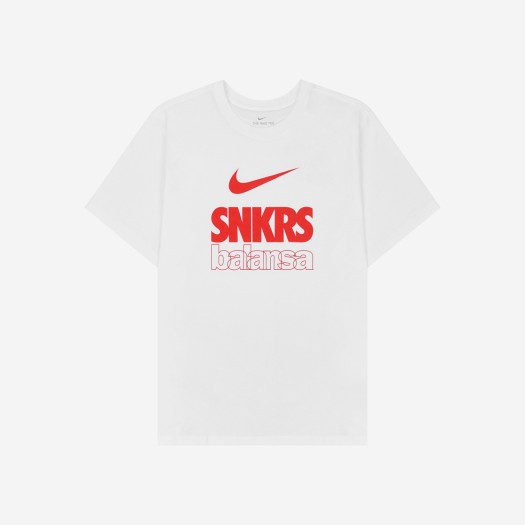 나이키 x 발란사 SNKRS 티셔츠 화이트 (CZ6366-100)