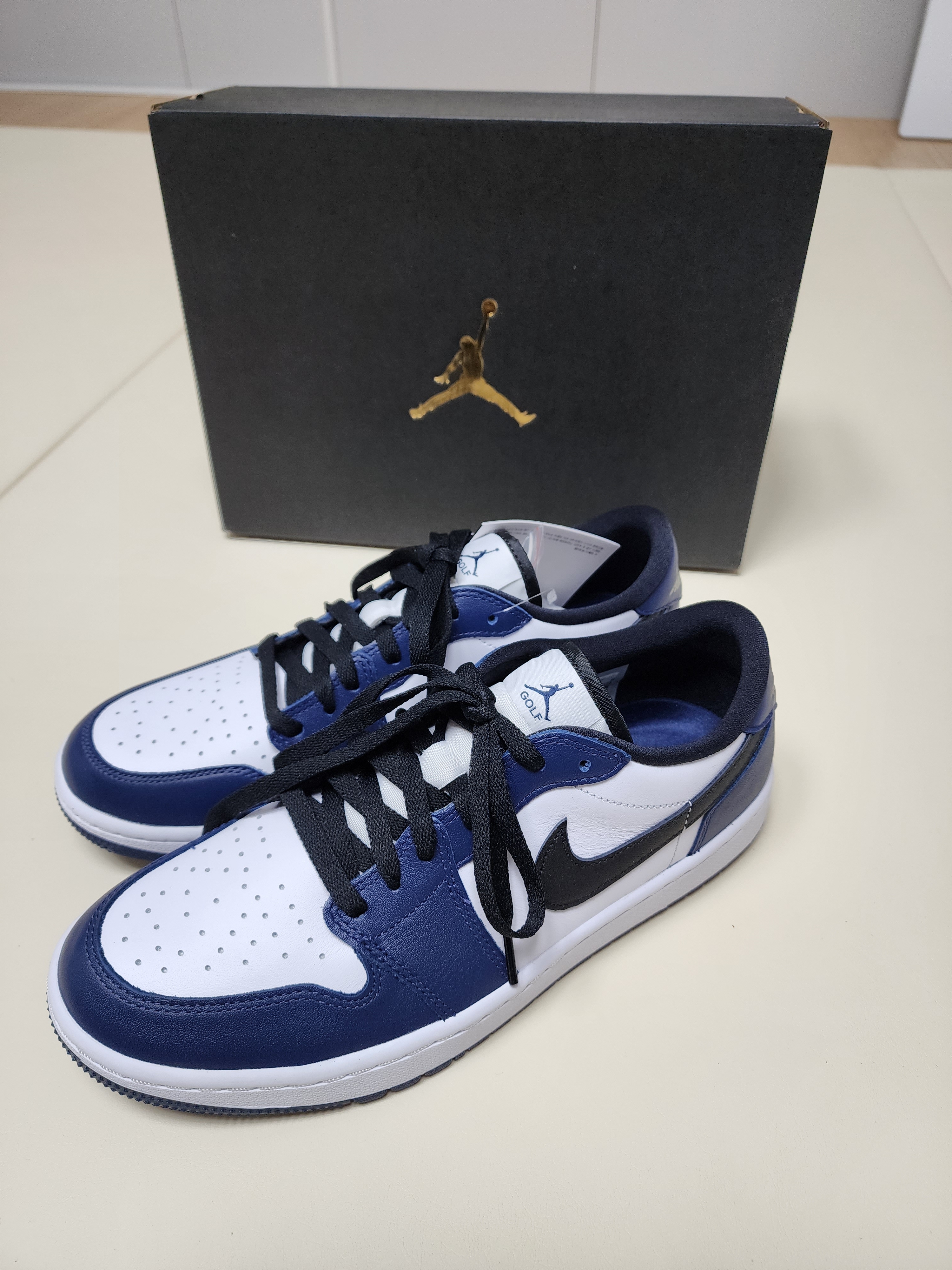 Jordan 1 Low Golf Midnight Navy 착용 스타일 - 3