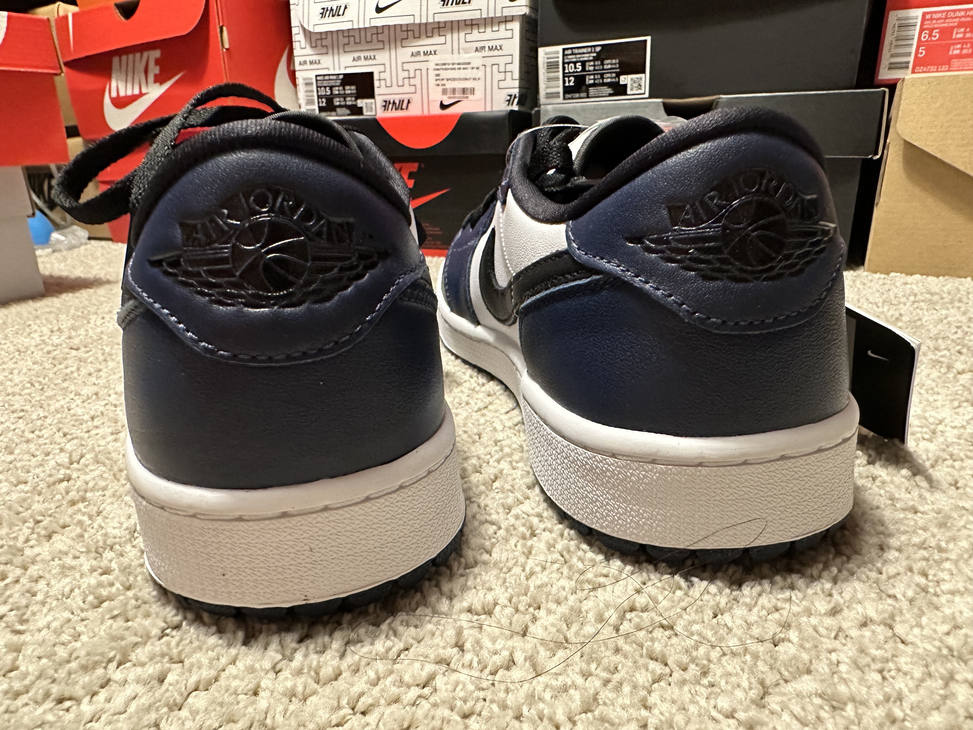 Jordan 1 Low Golf Midnight Navy 착용 스타일 - 3