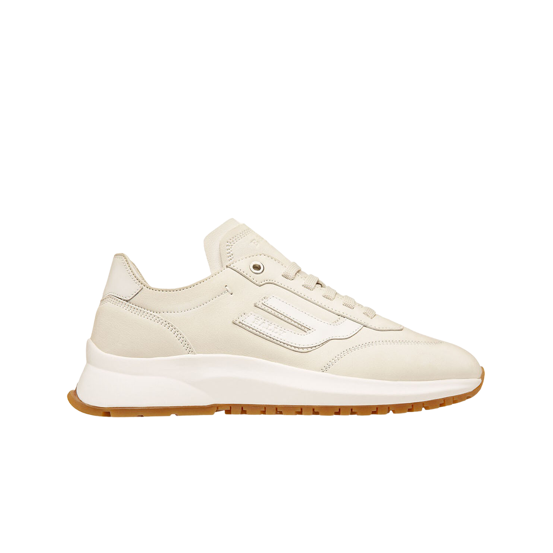 (W) 발리 데밀 레더 스니커즈 더스티 화이트((W) Bally Demyl Leather Sneakers Dusty White) - 1
