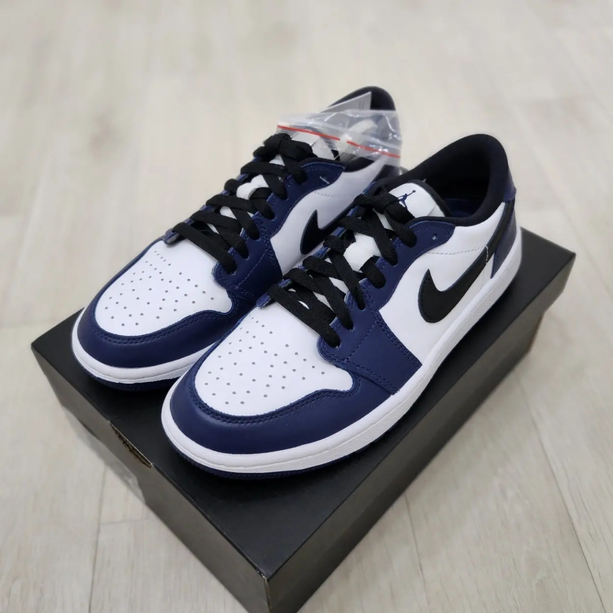 Jordan 1 Low Golf Midnight Navy 착용 스타일 - 2