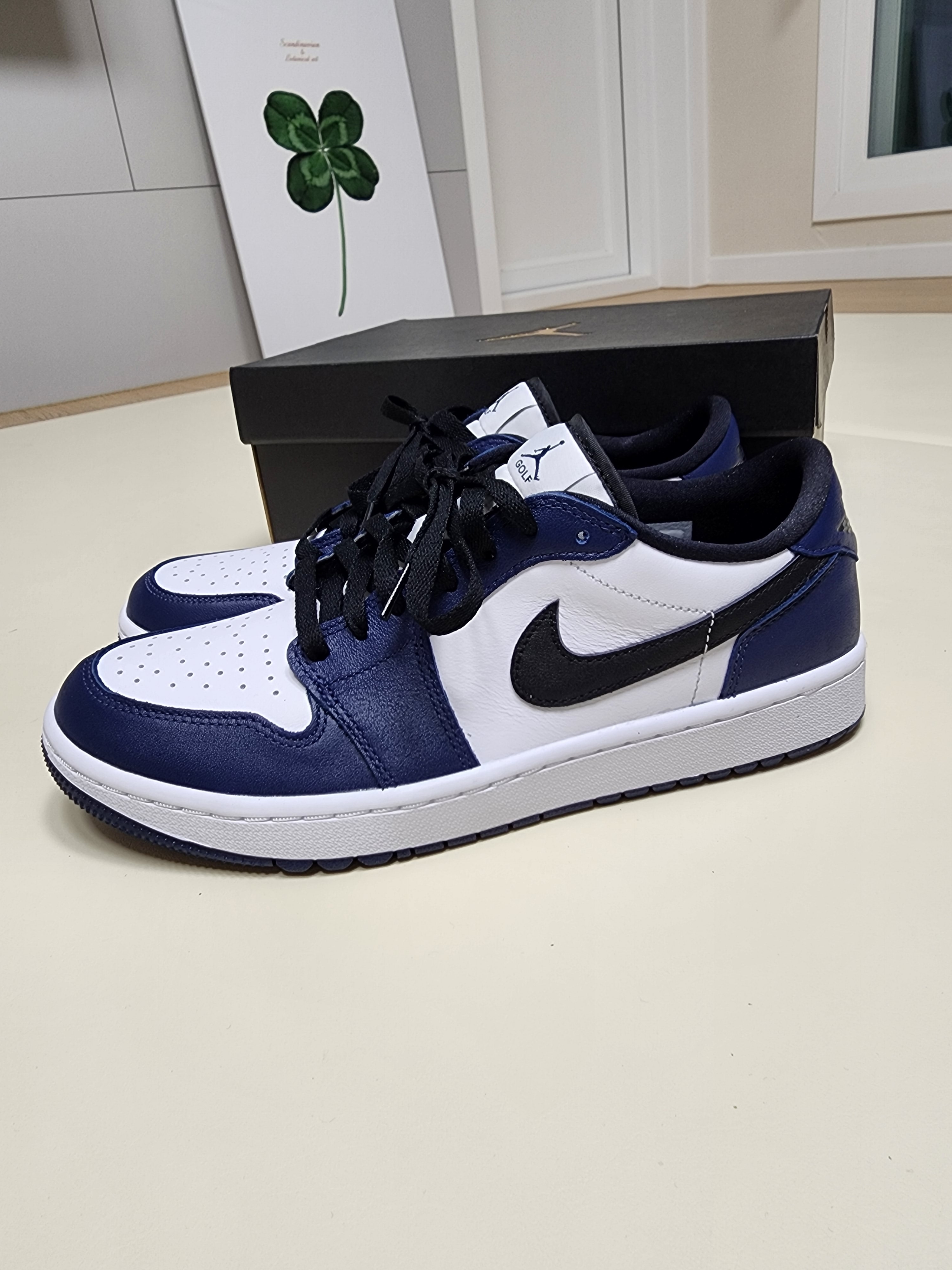 Jordan 1 Low Golf Midnight Navy 착용 스타일 - 2
