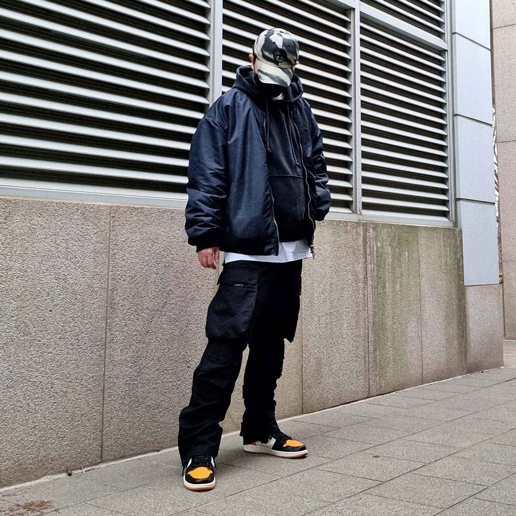 Jordan 1 Retro High OG Taxi 착용 스타일 - 3