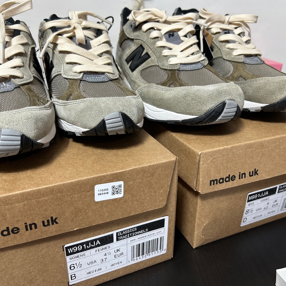 (W) New Balance x JJJJound 991 Made in UK Grey, New Balance x JJJJound 991 Made in UK Grey 착용 스타일 - 2