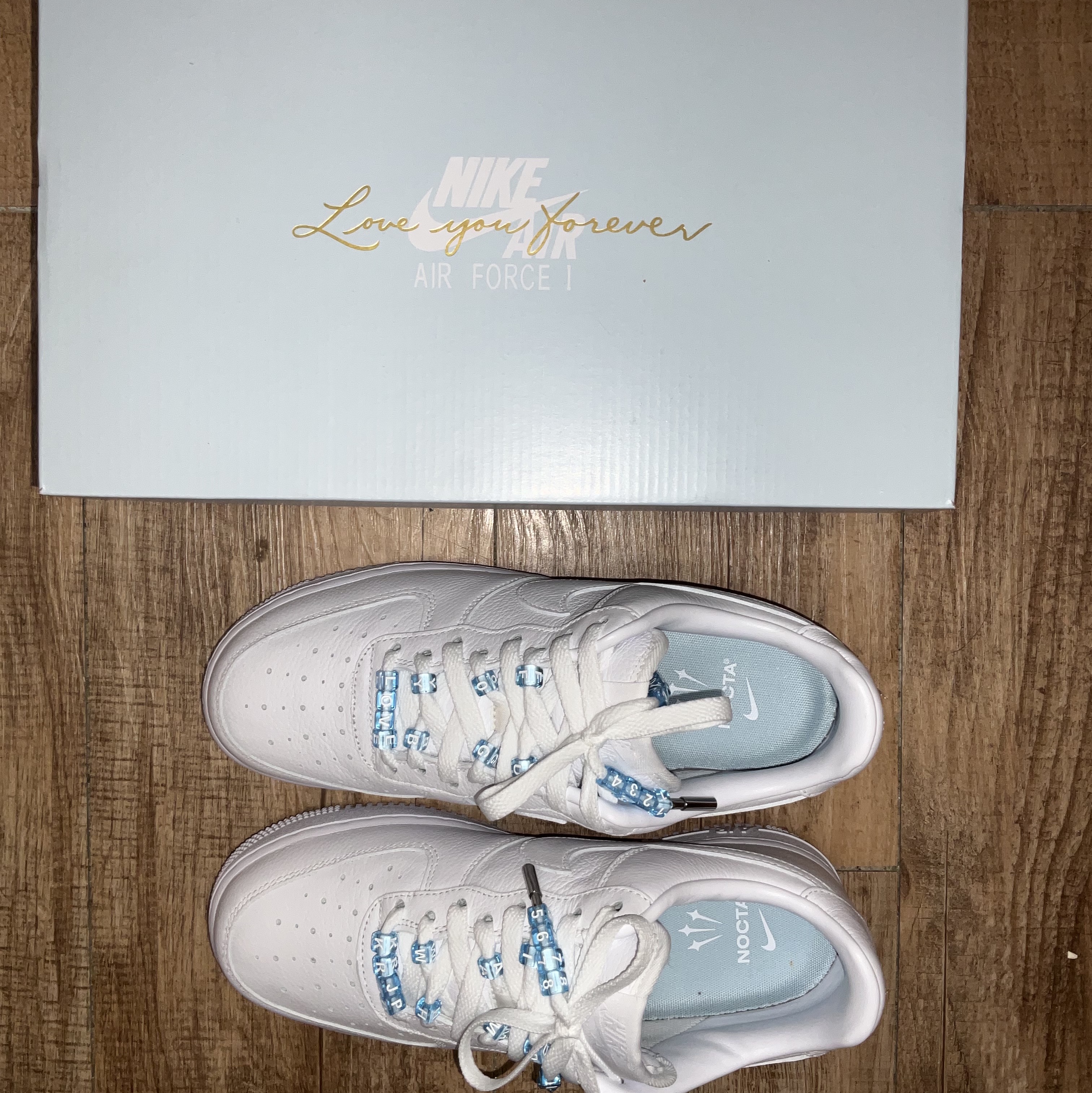 Nike x Drake Nocta Air Force 1 Low SP Certified Lover Boy White 착용 스타일
