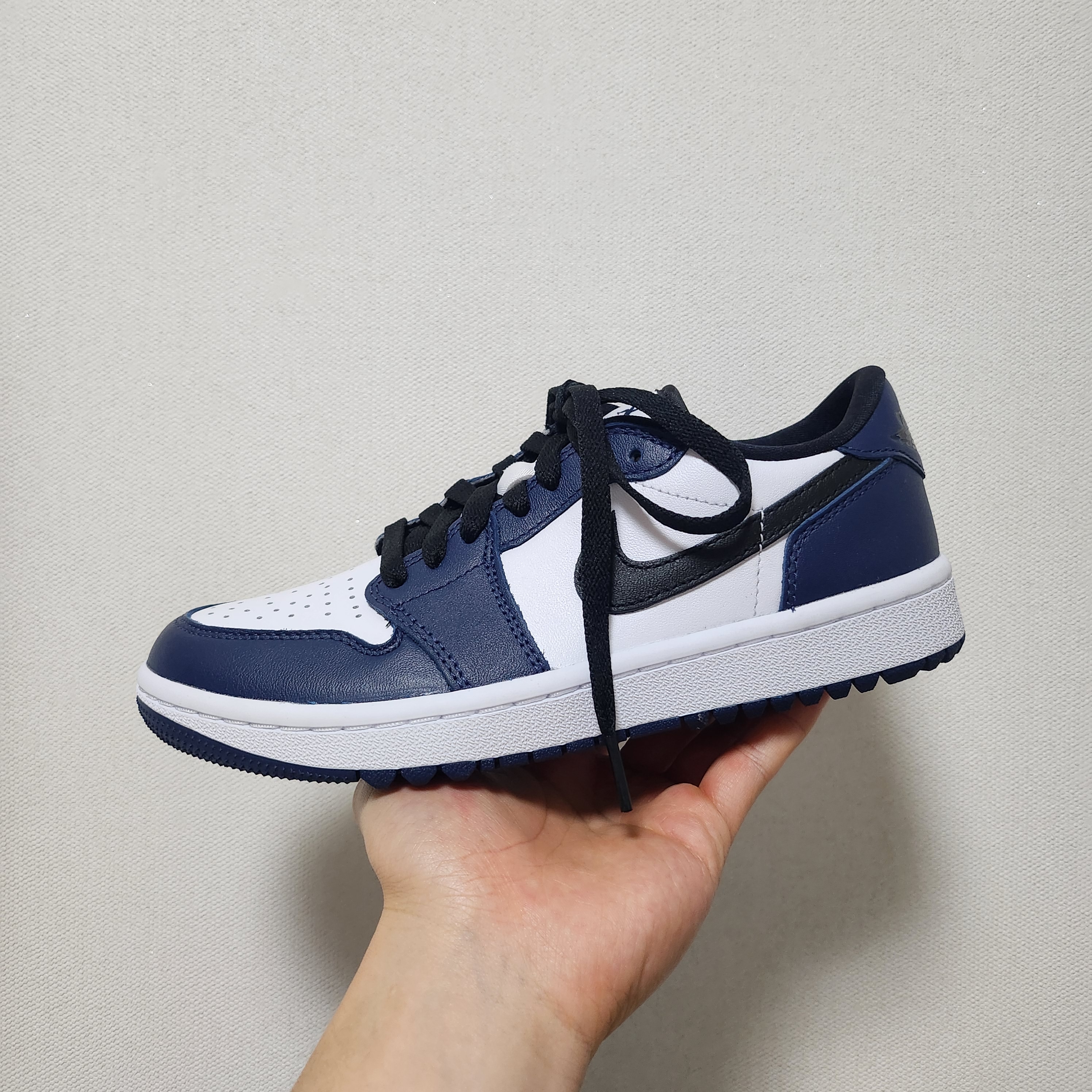 Jordan 1 Low Golf Midnight Navy 착용 스타일