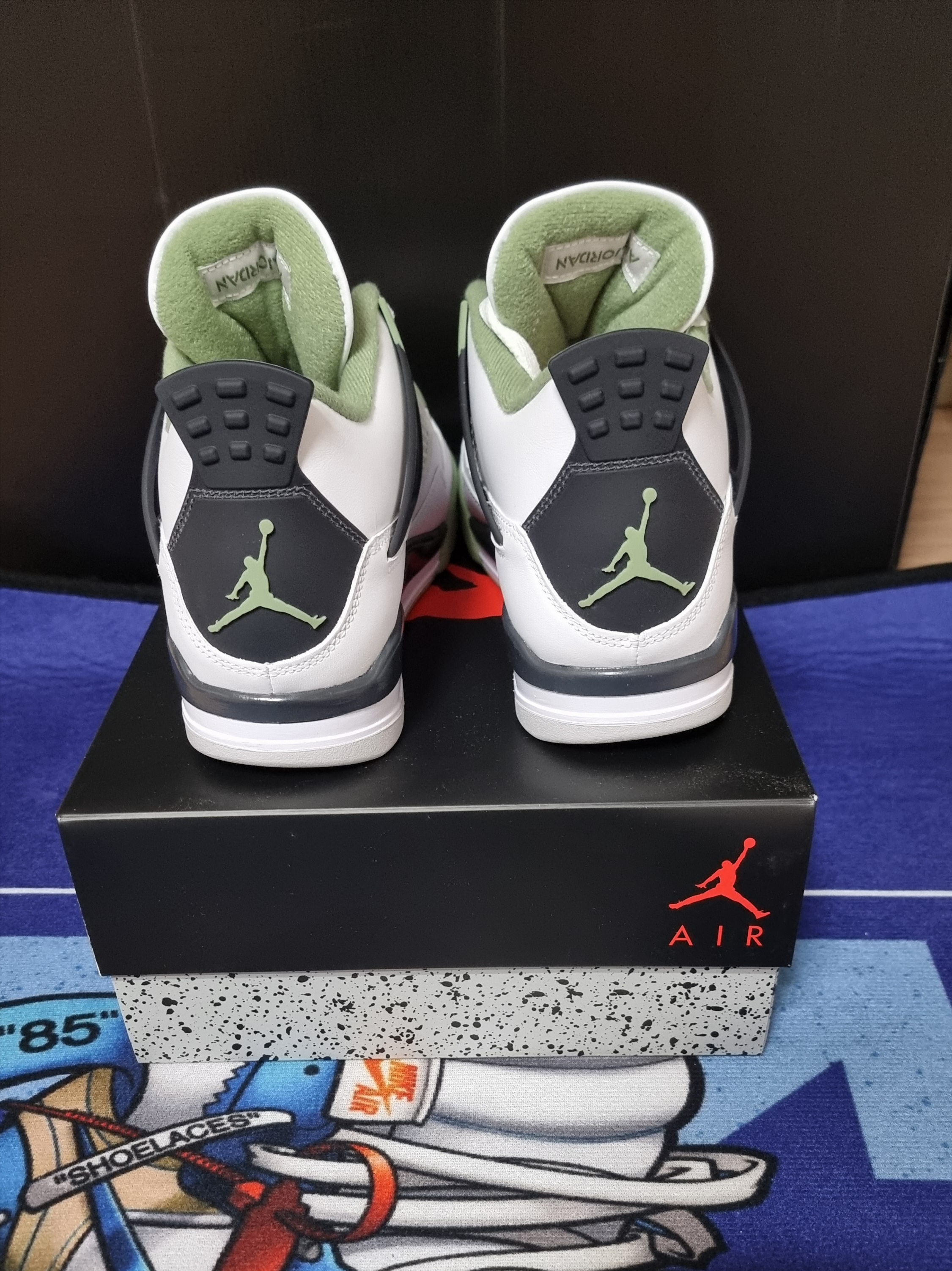 (W) Jordan 4 Retro Oil Green 착용 스타일 - 4