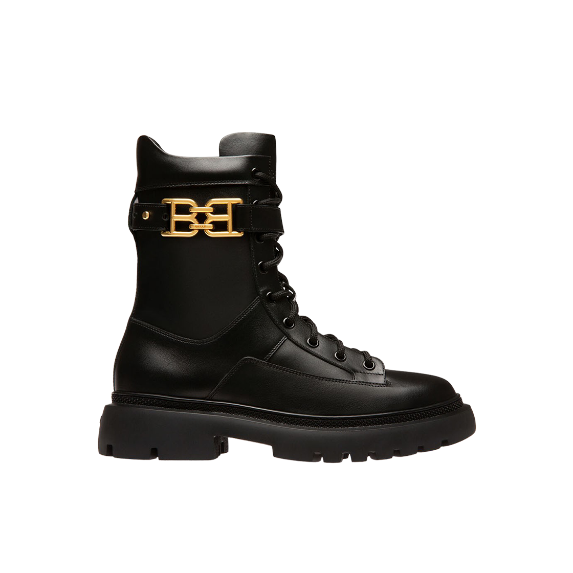(W) 발리 지오엘레 레더 부츠 블랙((W) Bally Gioele Leather Boots Black) - 1