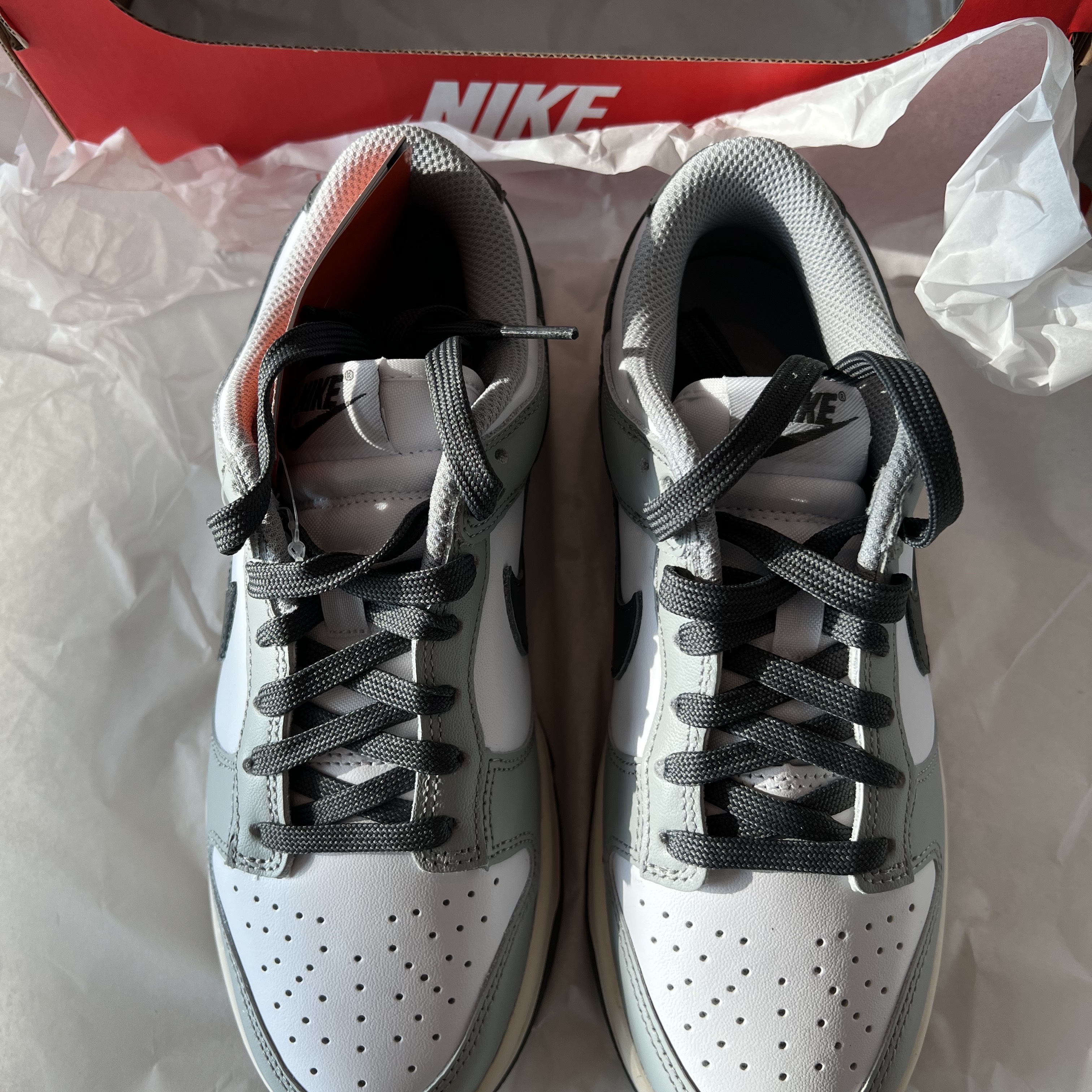 (W) Nike Dunk Low Light Smoke Grey 착용 스타일