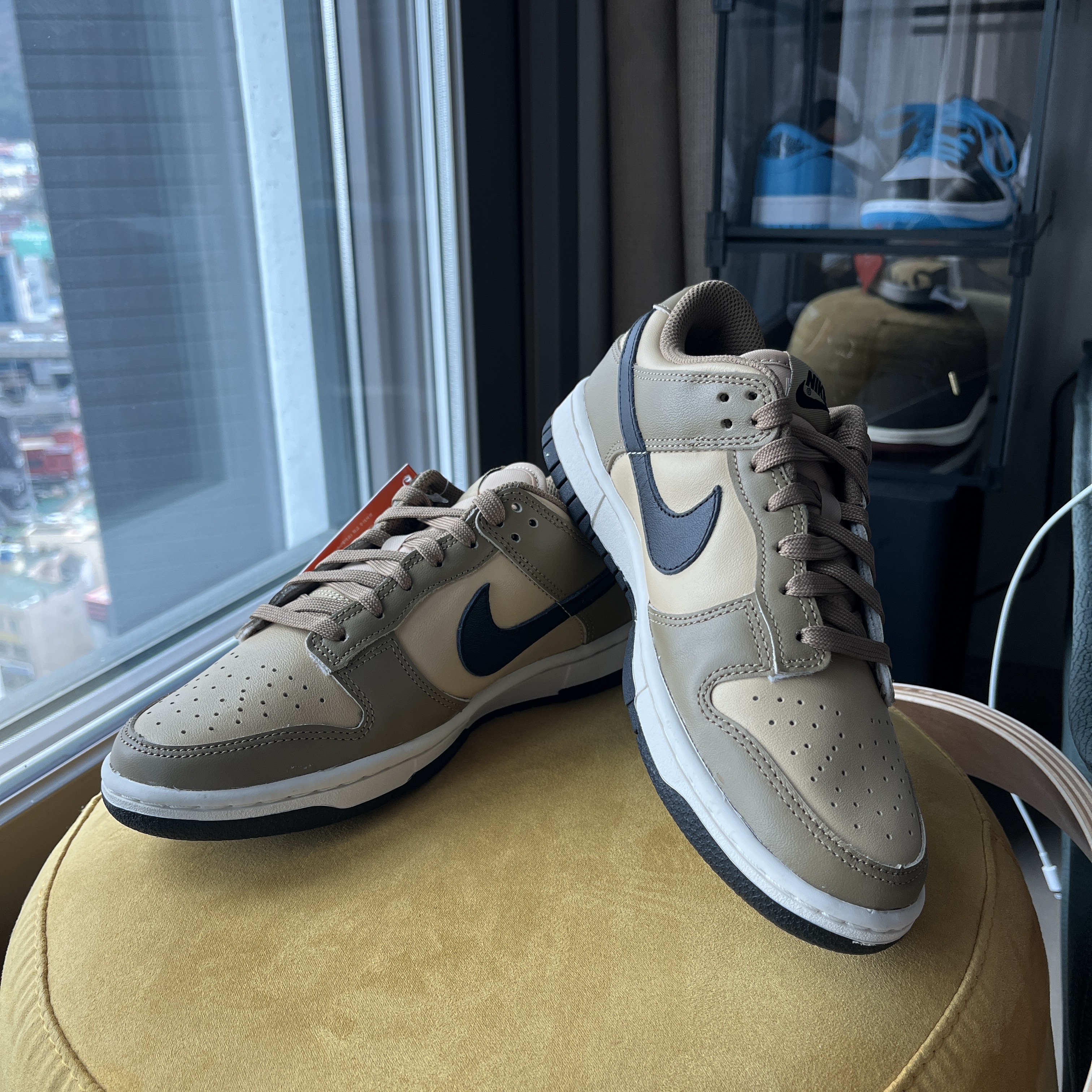 (W) Nike Dunk Low Dark Driftwood 착용 스타일