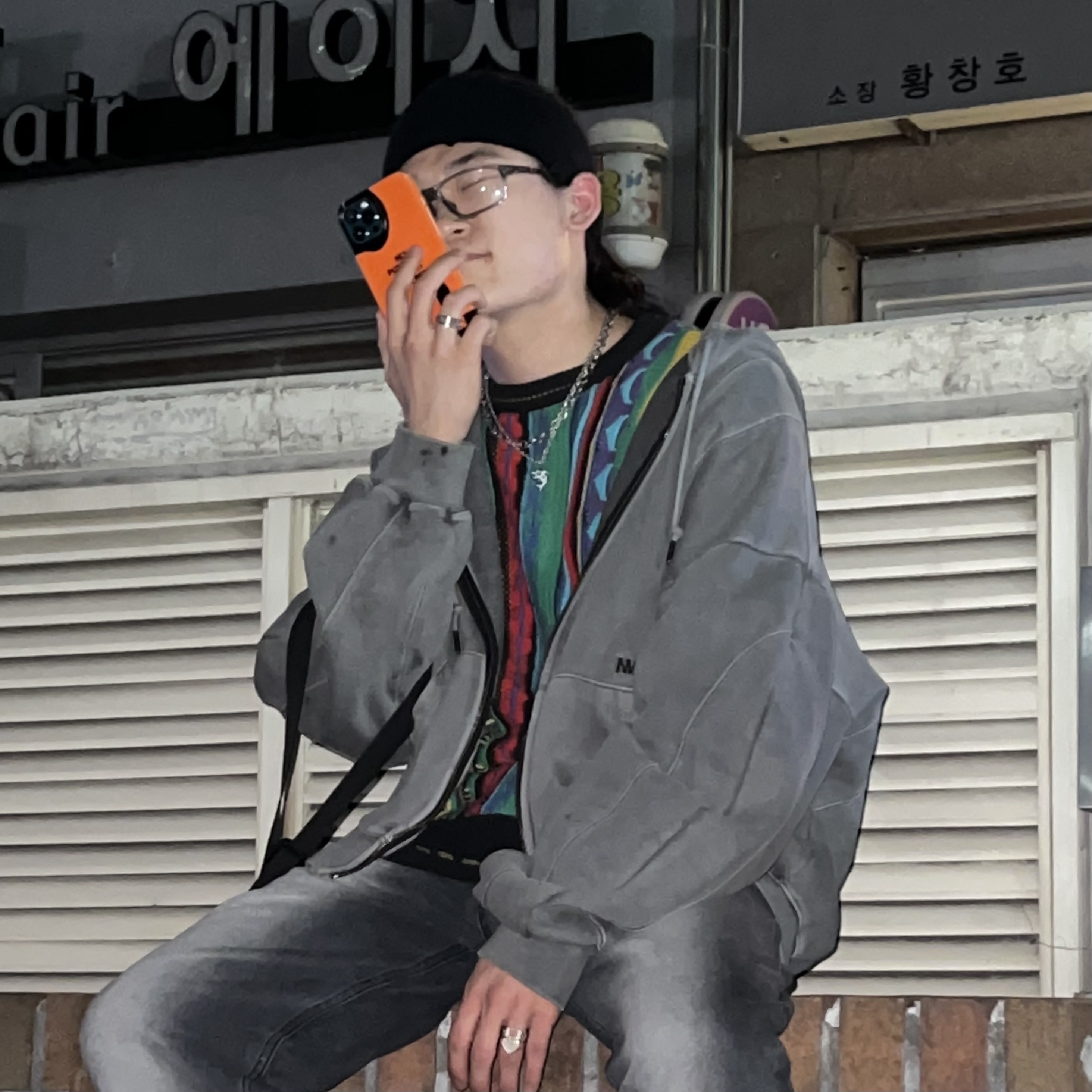 Vans Checkerboard Comfycush One Black 착용 스타일 - 1