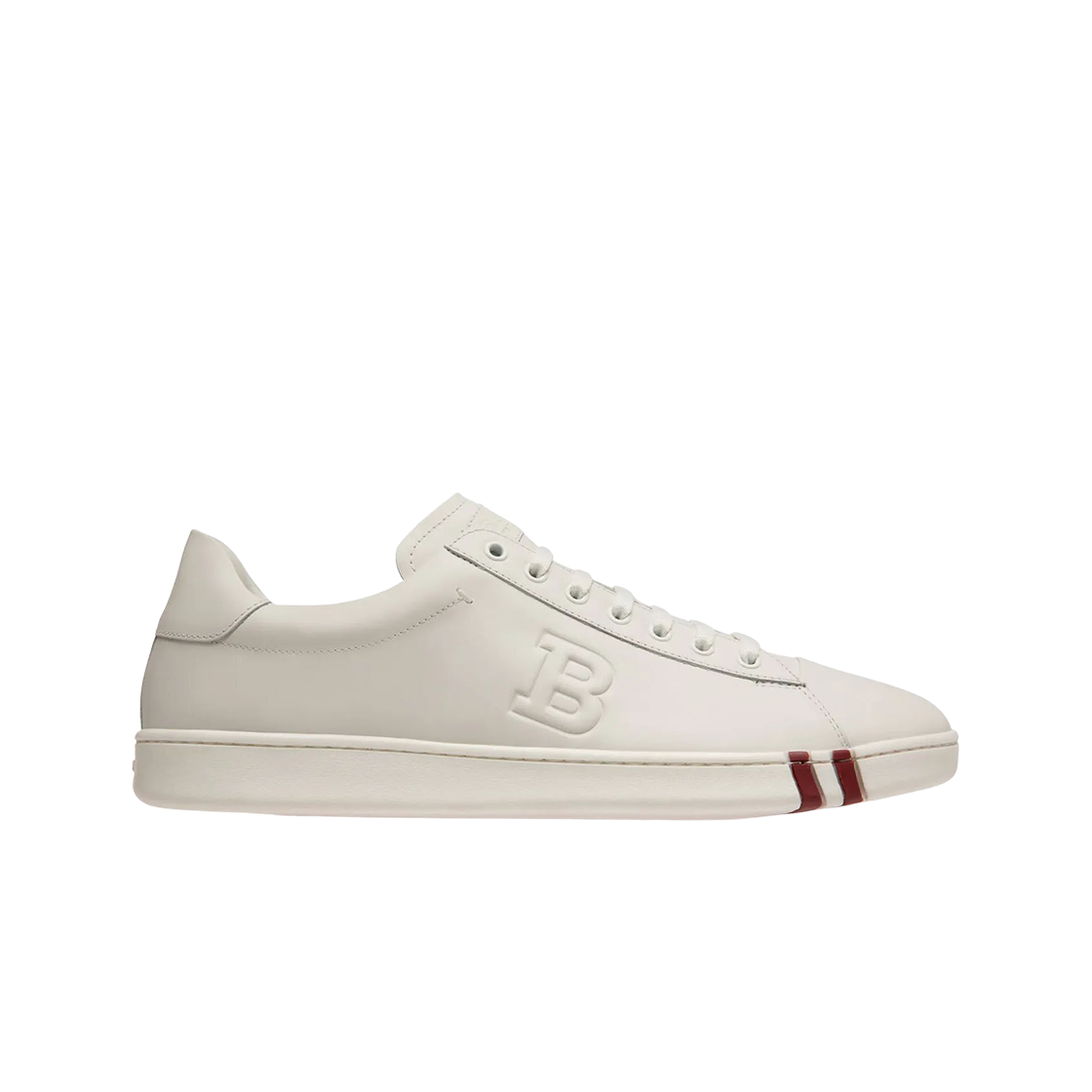 발리 애셔 레더 스니커즈 화이트(Bally Asher Leather Sneakers White) - 1