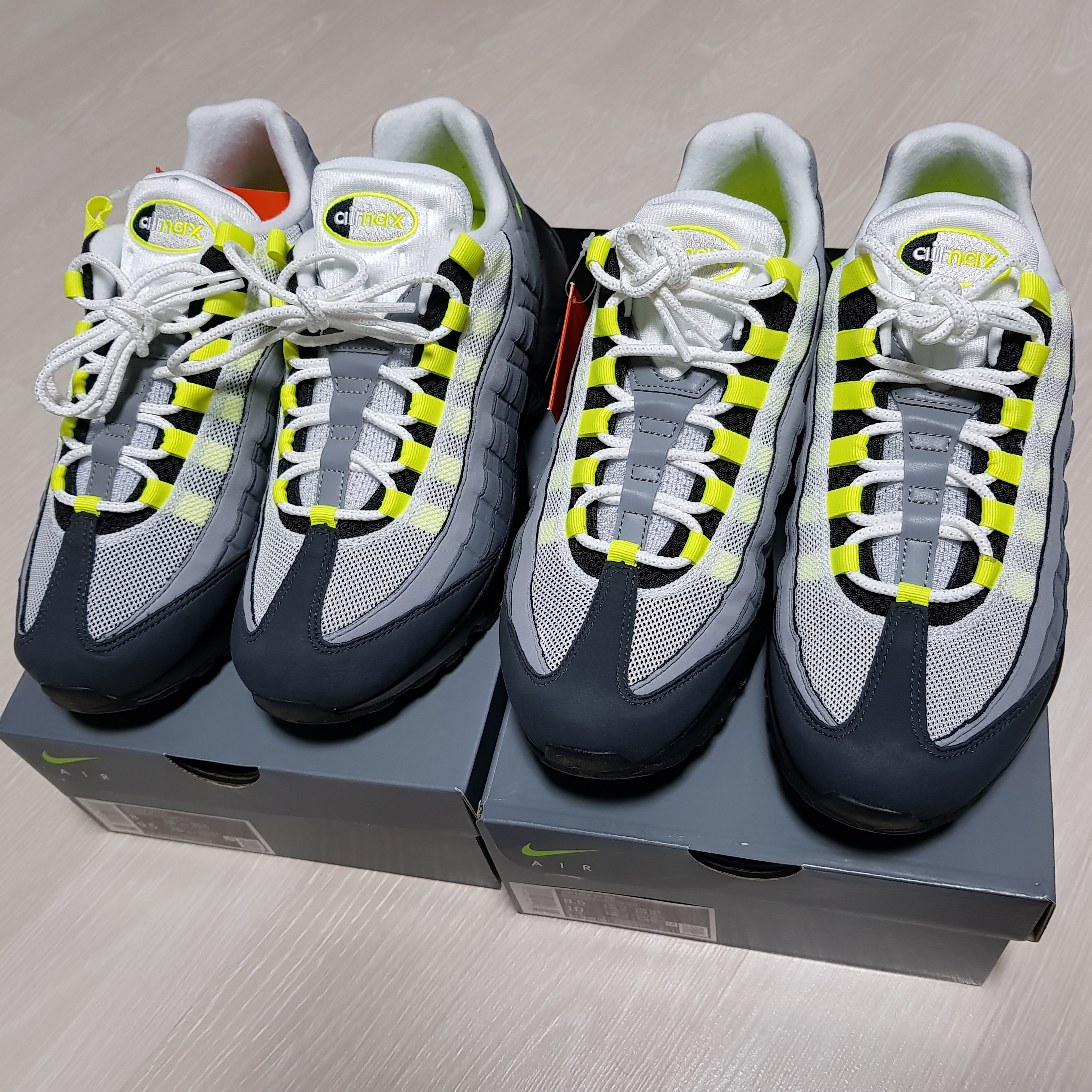 Nike Air Max 95 OG Neon Yellow 2020 착용 스타일