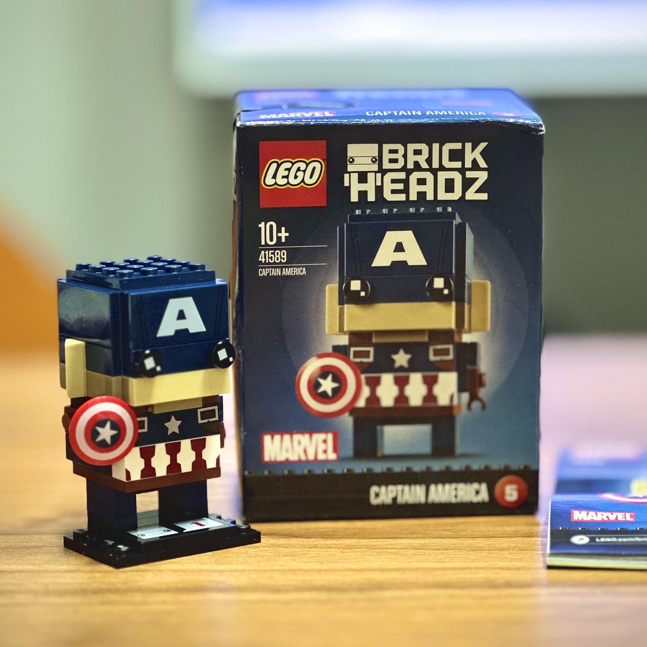 Lego Brickheadz Captain America 착용 스타일