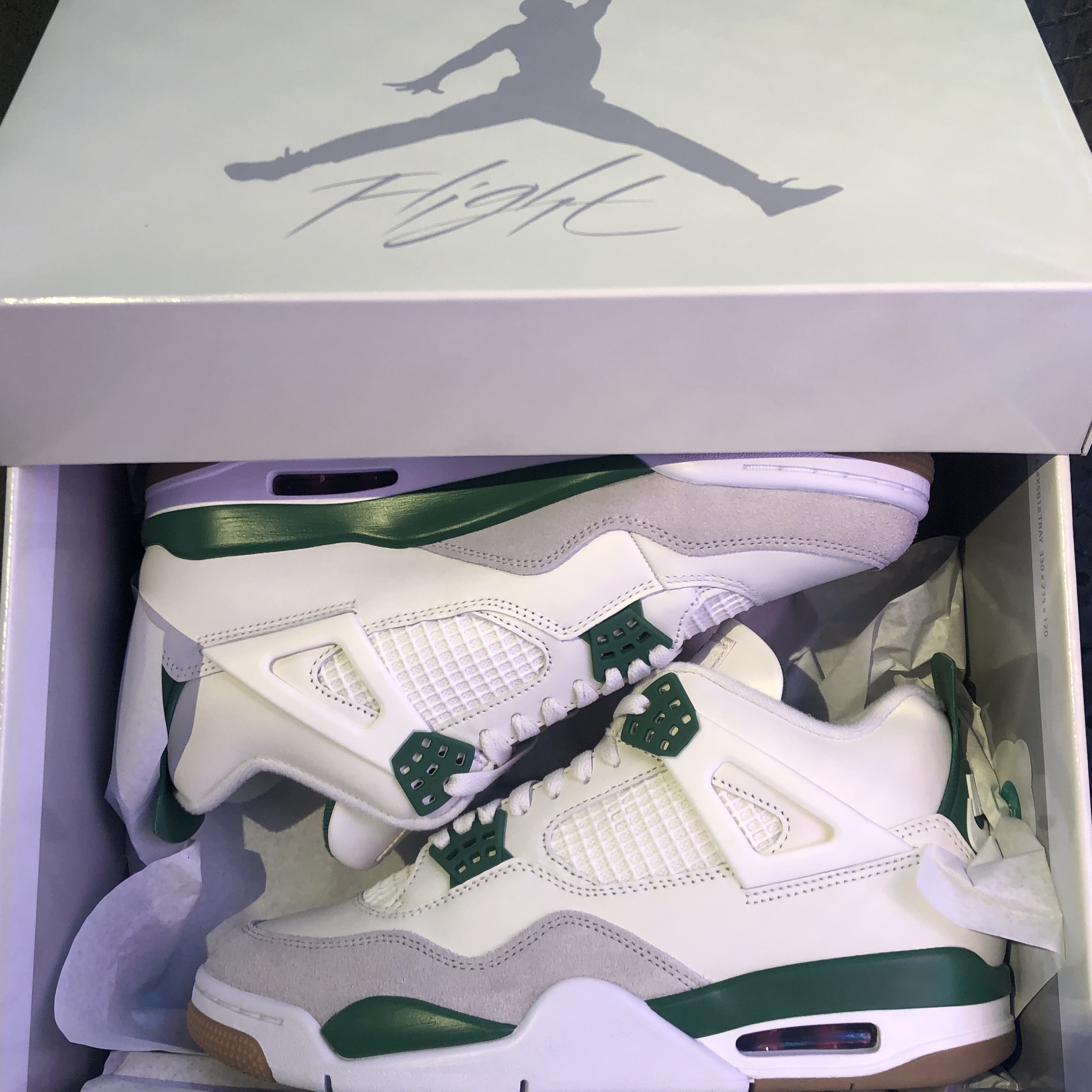 Jordan 4 x Nike SB Retro SP Pine Green 착용 스타일