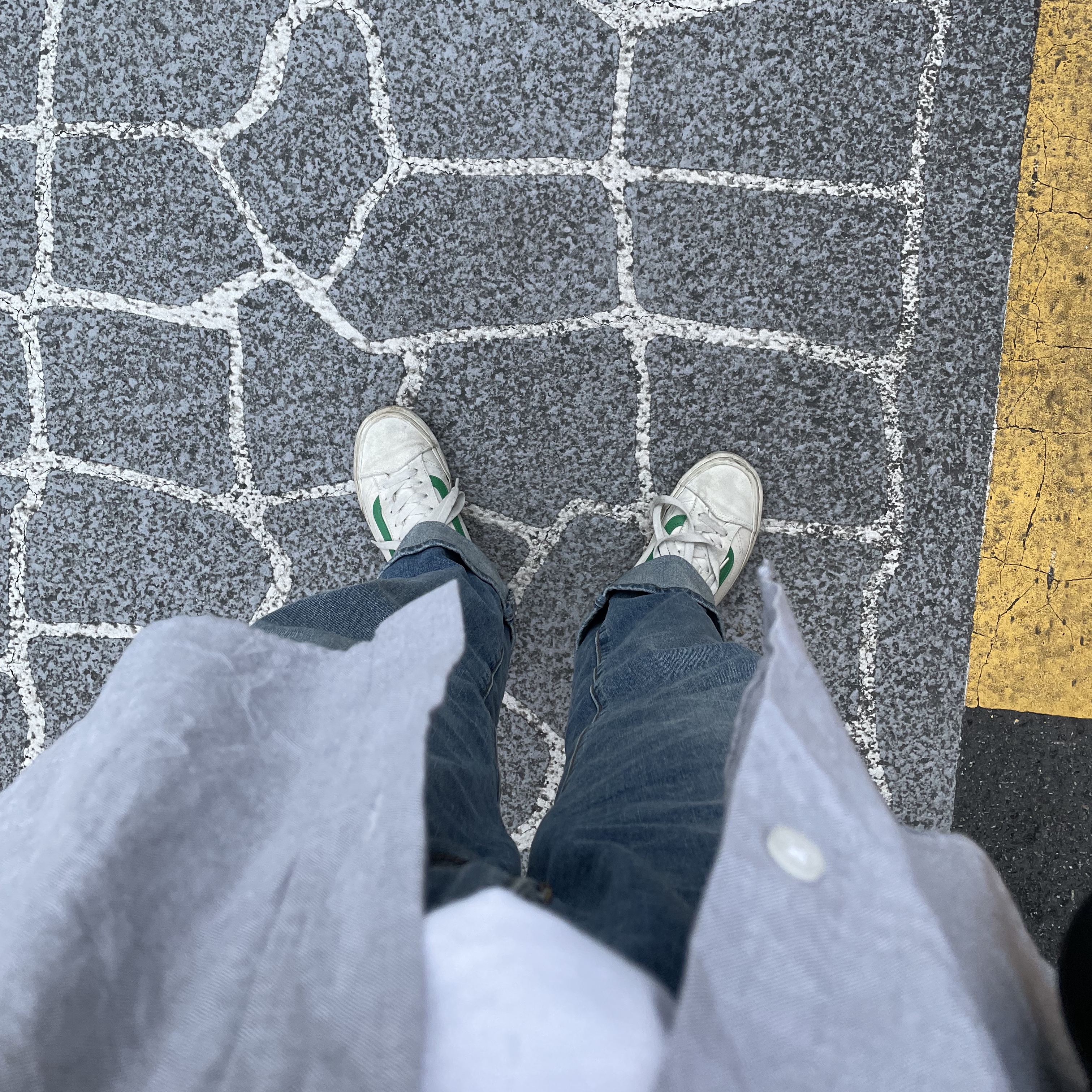 Vans Style 36 Marshmallow Jolly Green, Nike Air Force 1 '07 Low White 착용 스타일 - 1