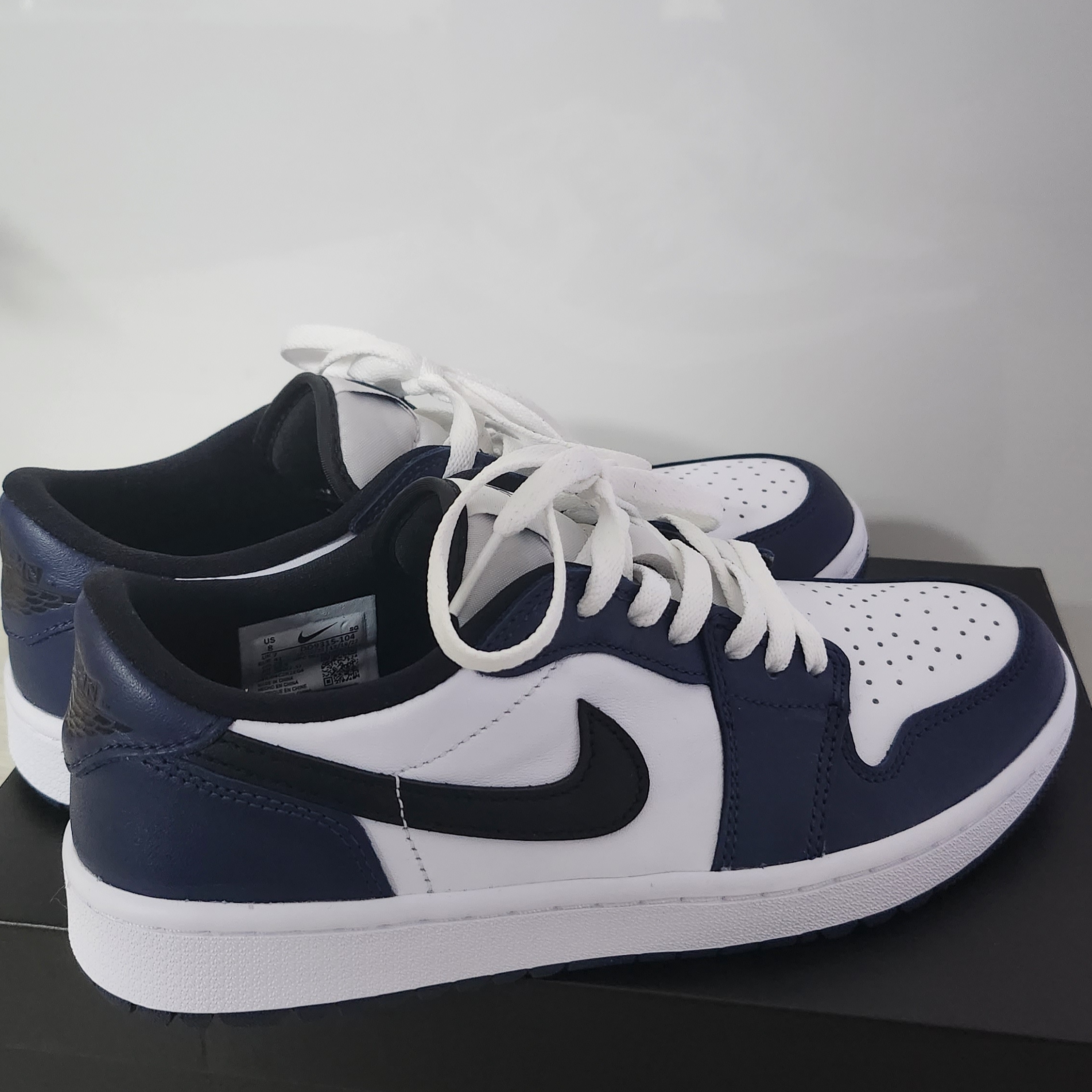 Jordan 1 Low Golf Midnight Navy 착용 스타일