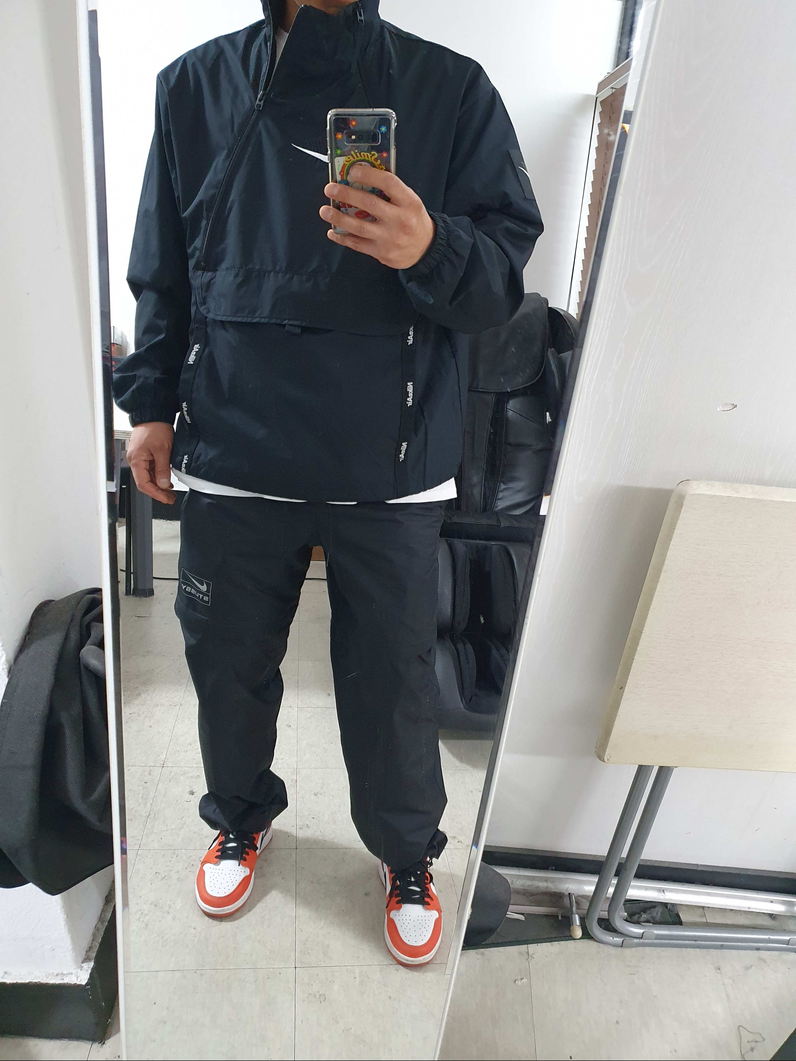 Nike x Stussy NRG FL Storm-Fit Pants Black (DO7170-010) 착용 스타일 - 1