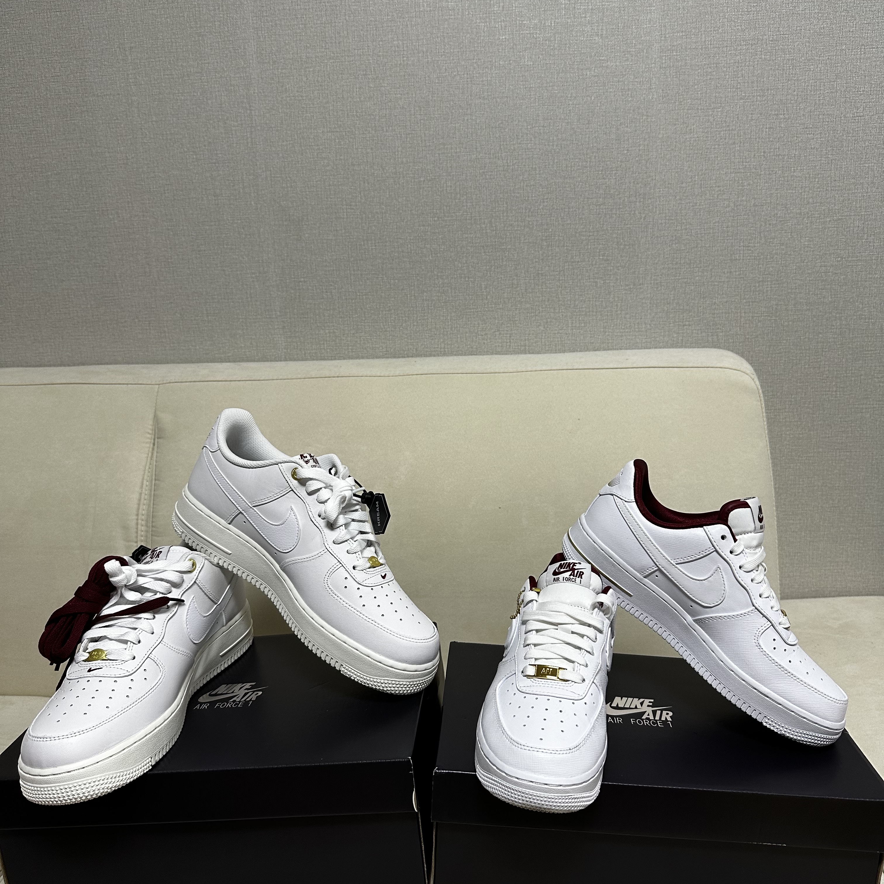 Nike Air Force 1 '07 PRM 40th Anniversary Join Forces White 착용 스타일