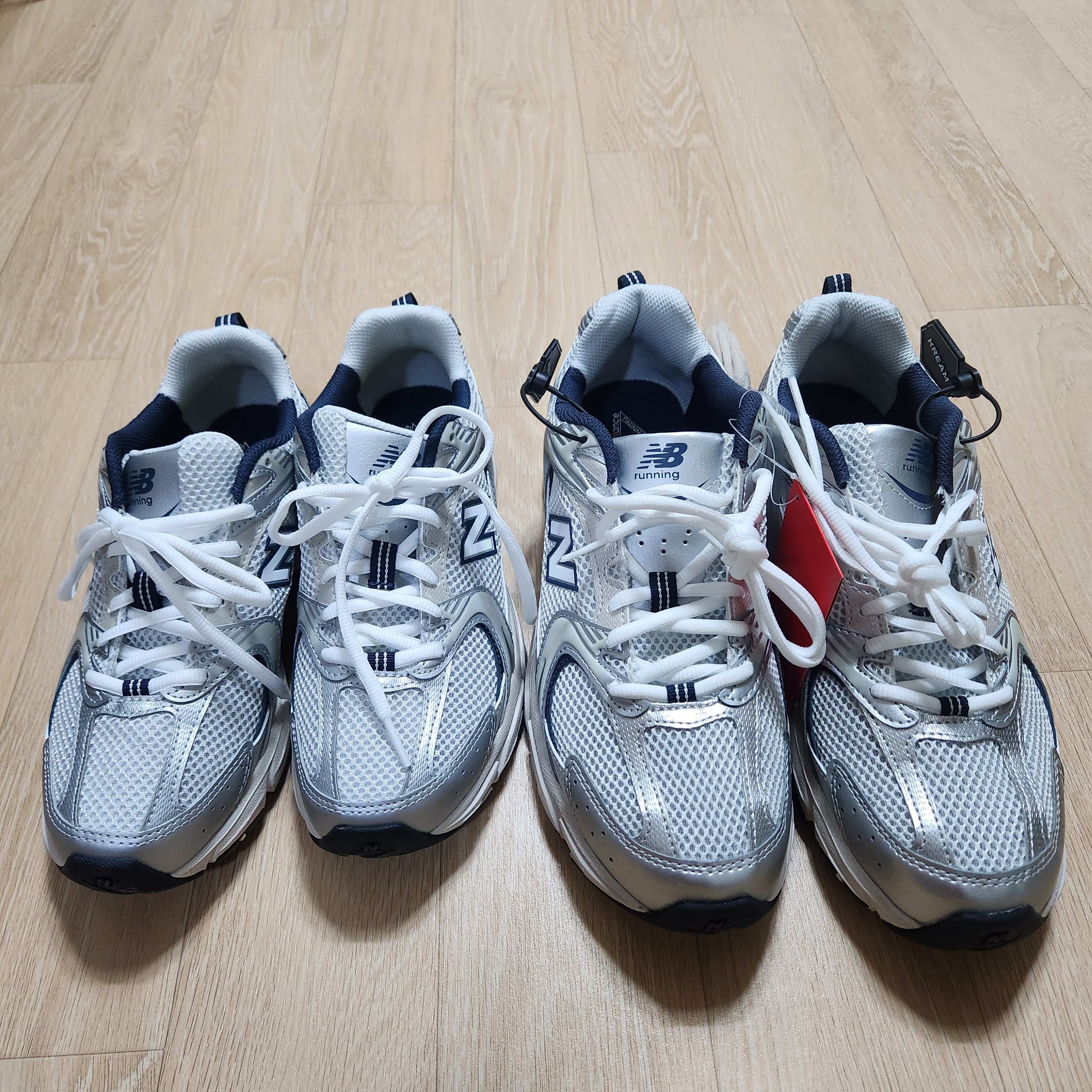New Balance 530 Steel Grey 착용 스타일 - 2