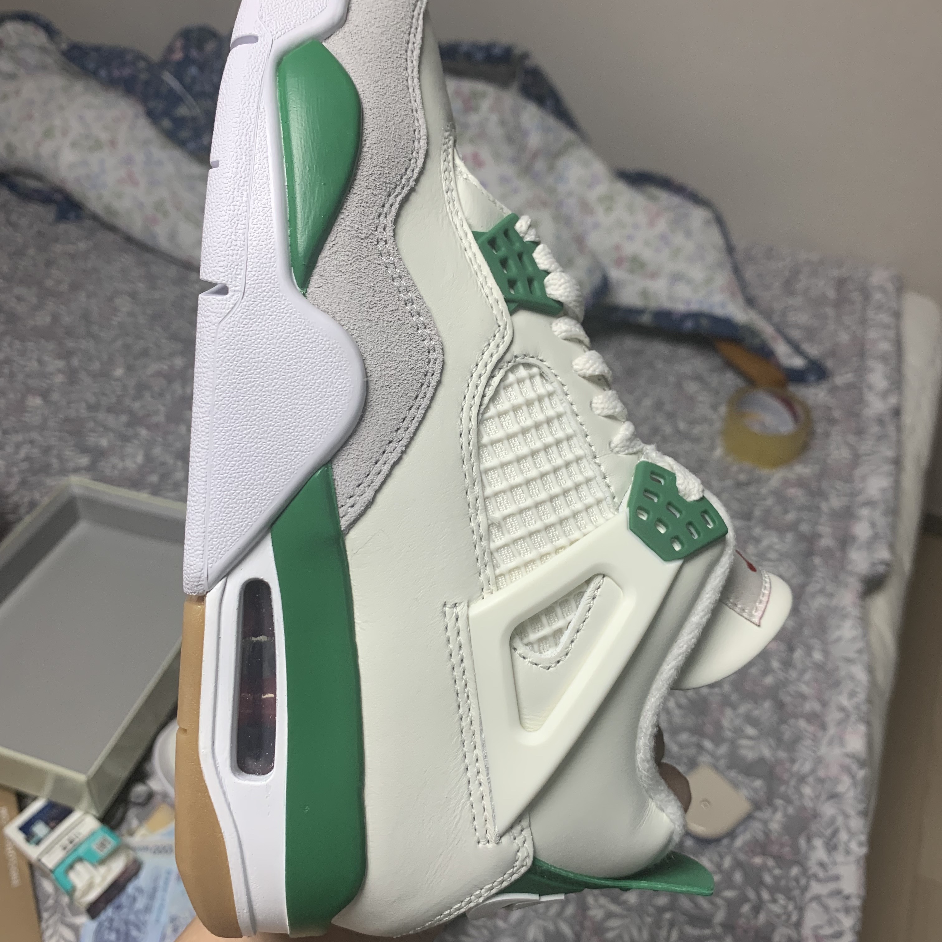 Jordan 4 x Nike SB Retro SP Pine Green 착용 스타일 - 4