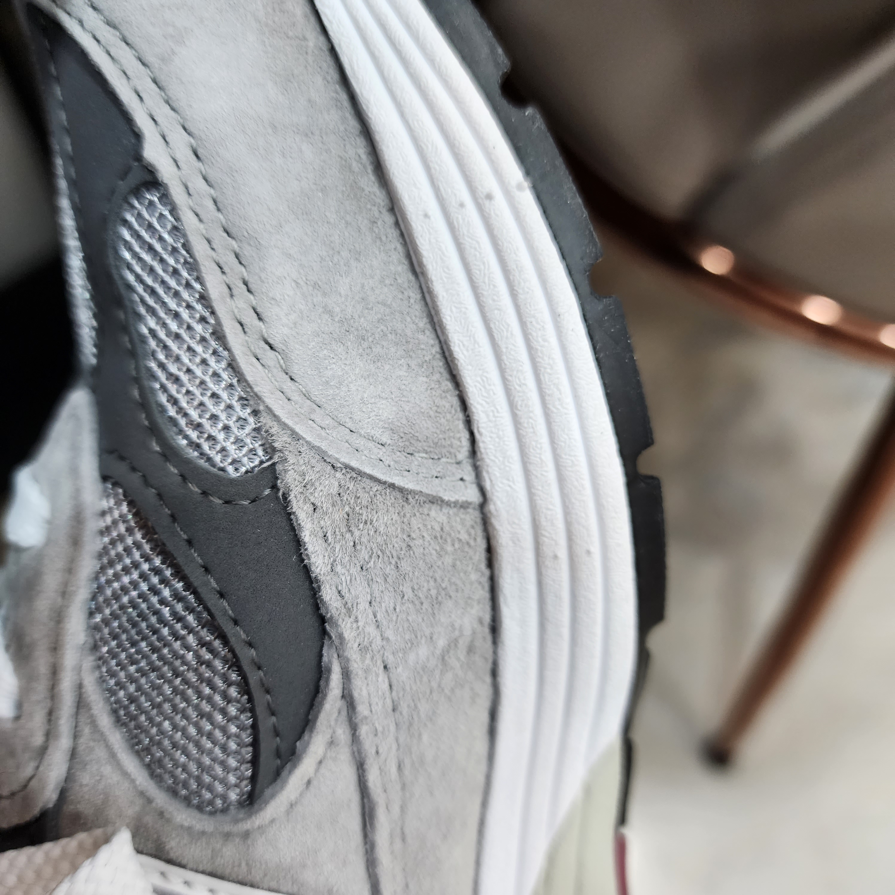 New Balance 992 Made in USA Grey - D Standard 착용 스타일