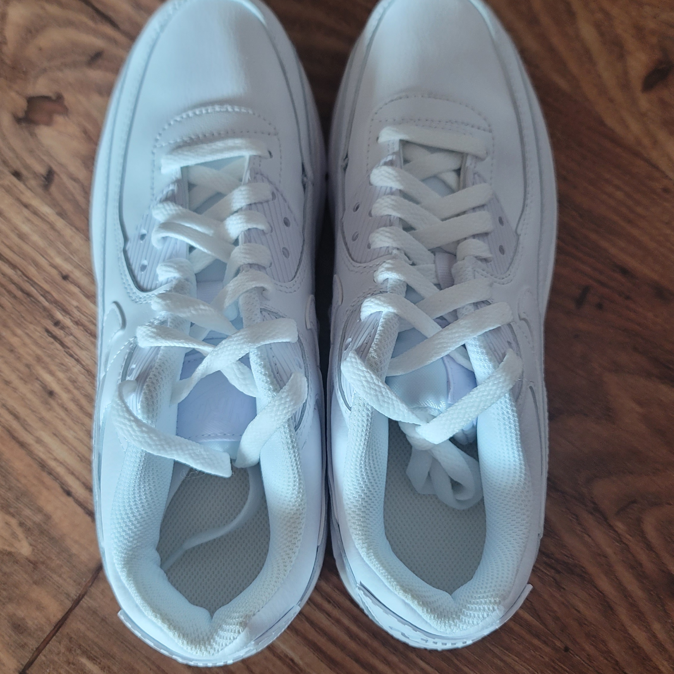 (W) Nike Air Max SC Triple White 착용 스타일 - 1