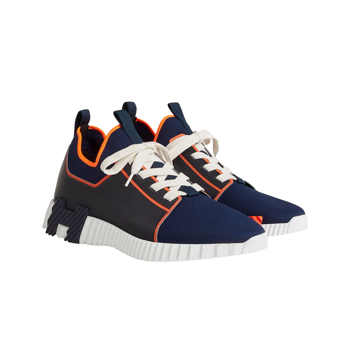 에르메스 디파트 스니커즈 니트 카프스킨 & 마린(Hermes Depart Sneakers Knit Calfskin & Marine) - 2