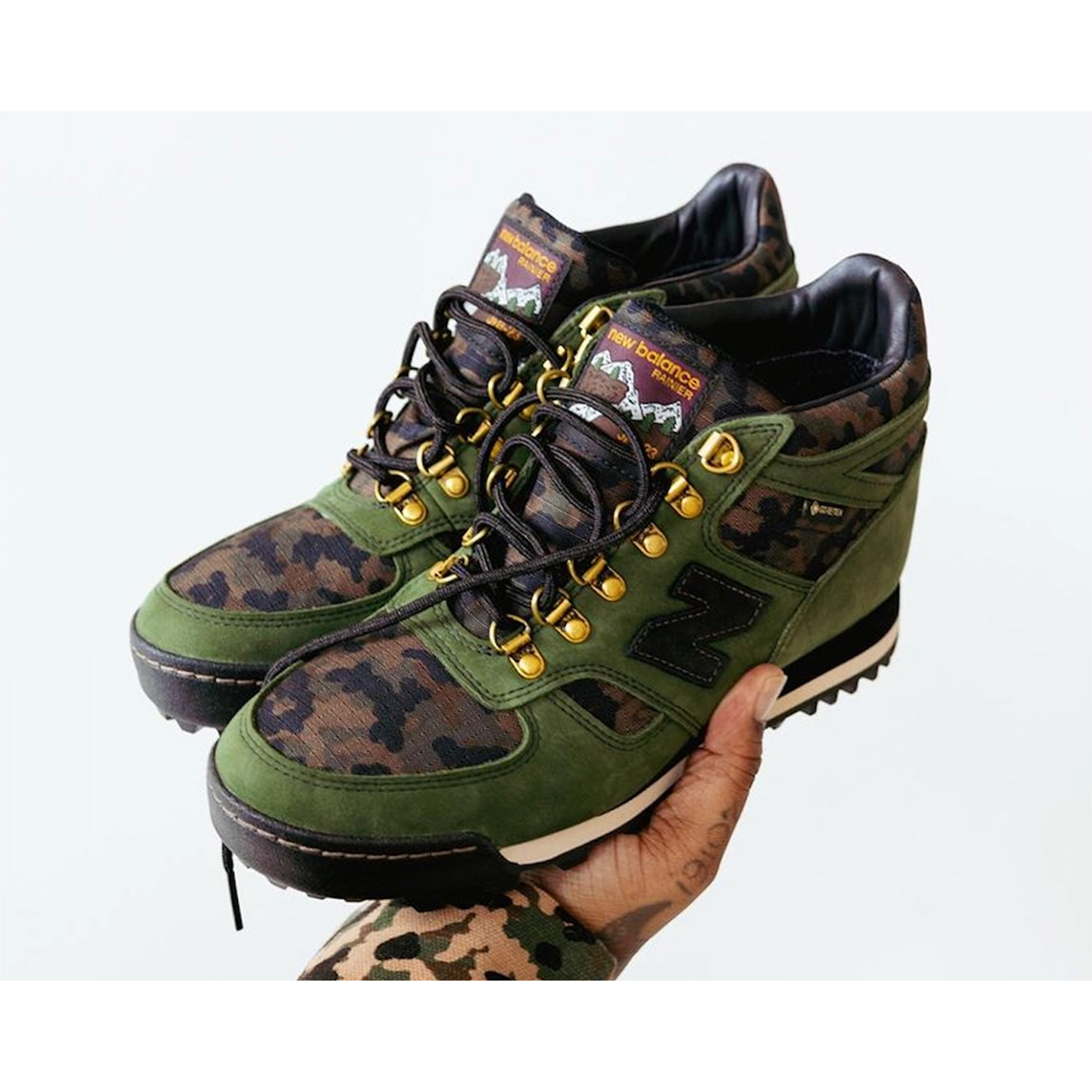 New Balance x Joe Freshgoods Beneath the Surface 610 Lil Swamps Orange, New Balance x Joe Freshgoods Beneath the Surface 610 Lil Desert Brown - D Standard 착용 스타일 - 4