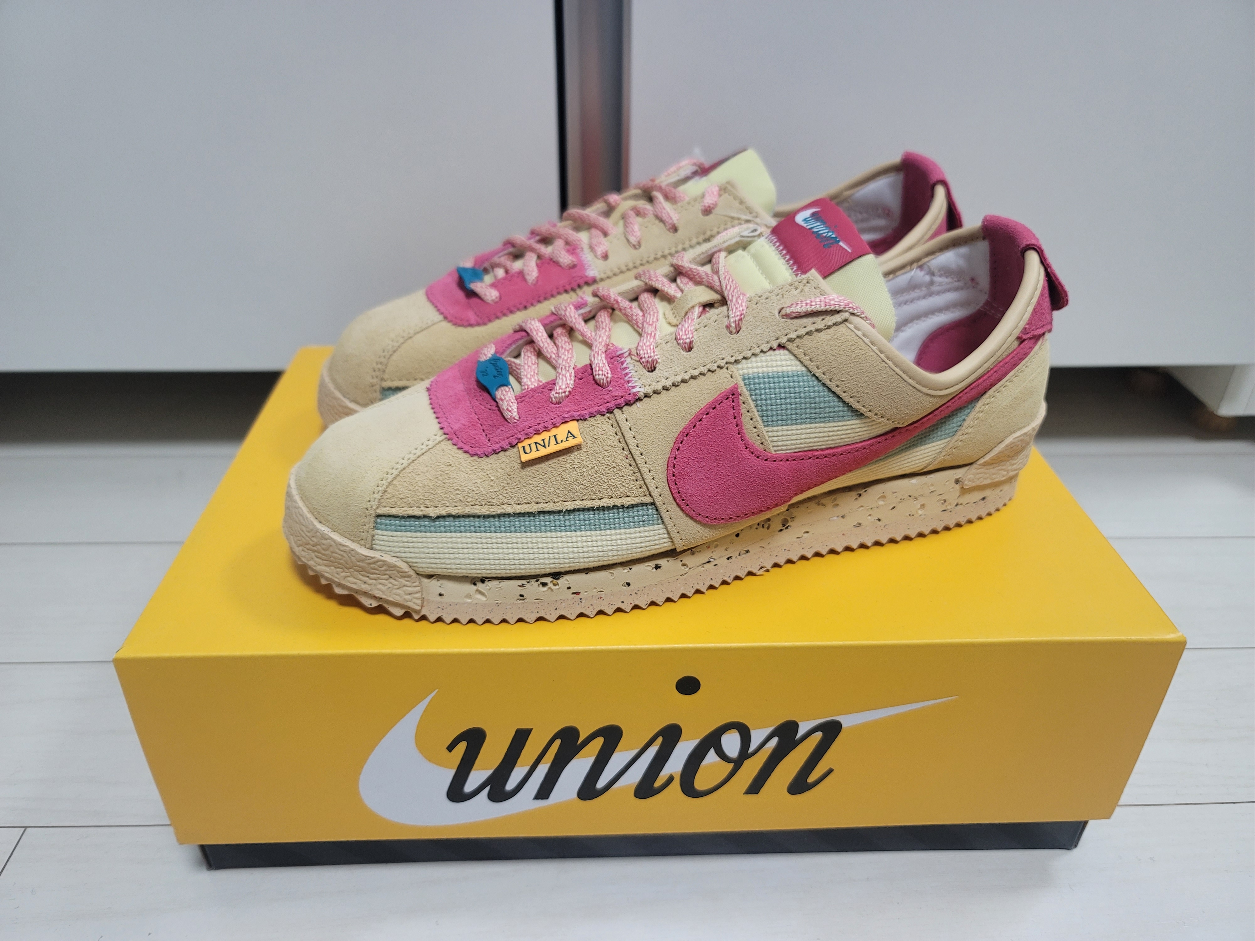 Nike x Union Cortez SP Sesame 착용 스타일