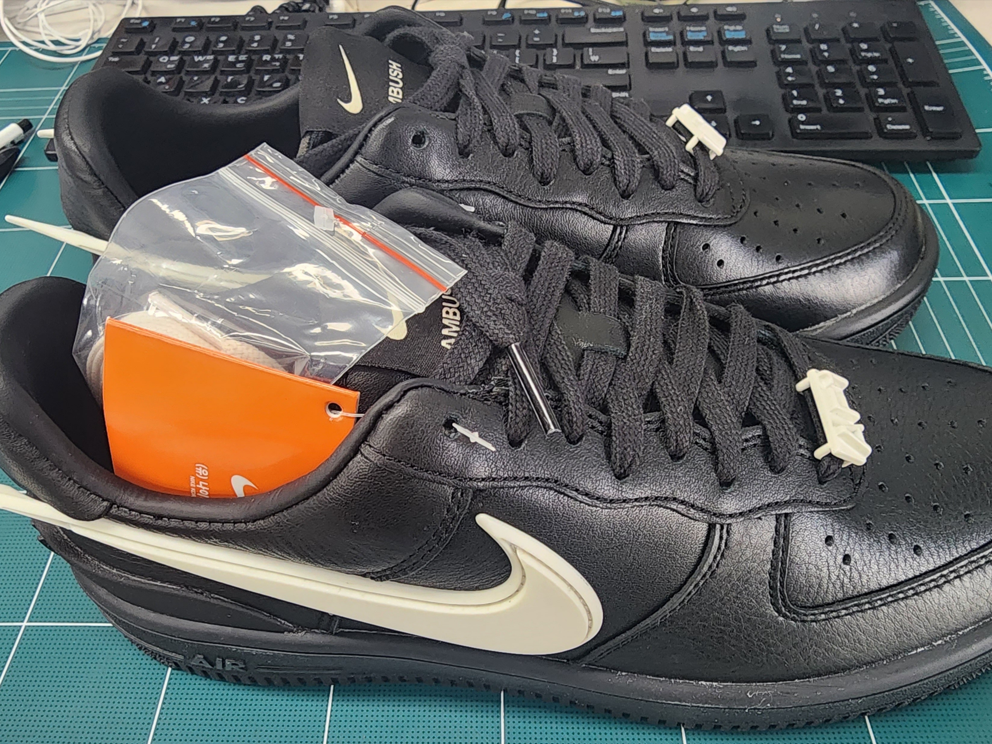Nike x Ambush Air Force 1 Low SP Black 착용 스타일 - 2