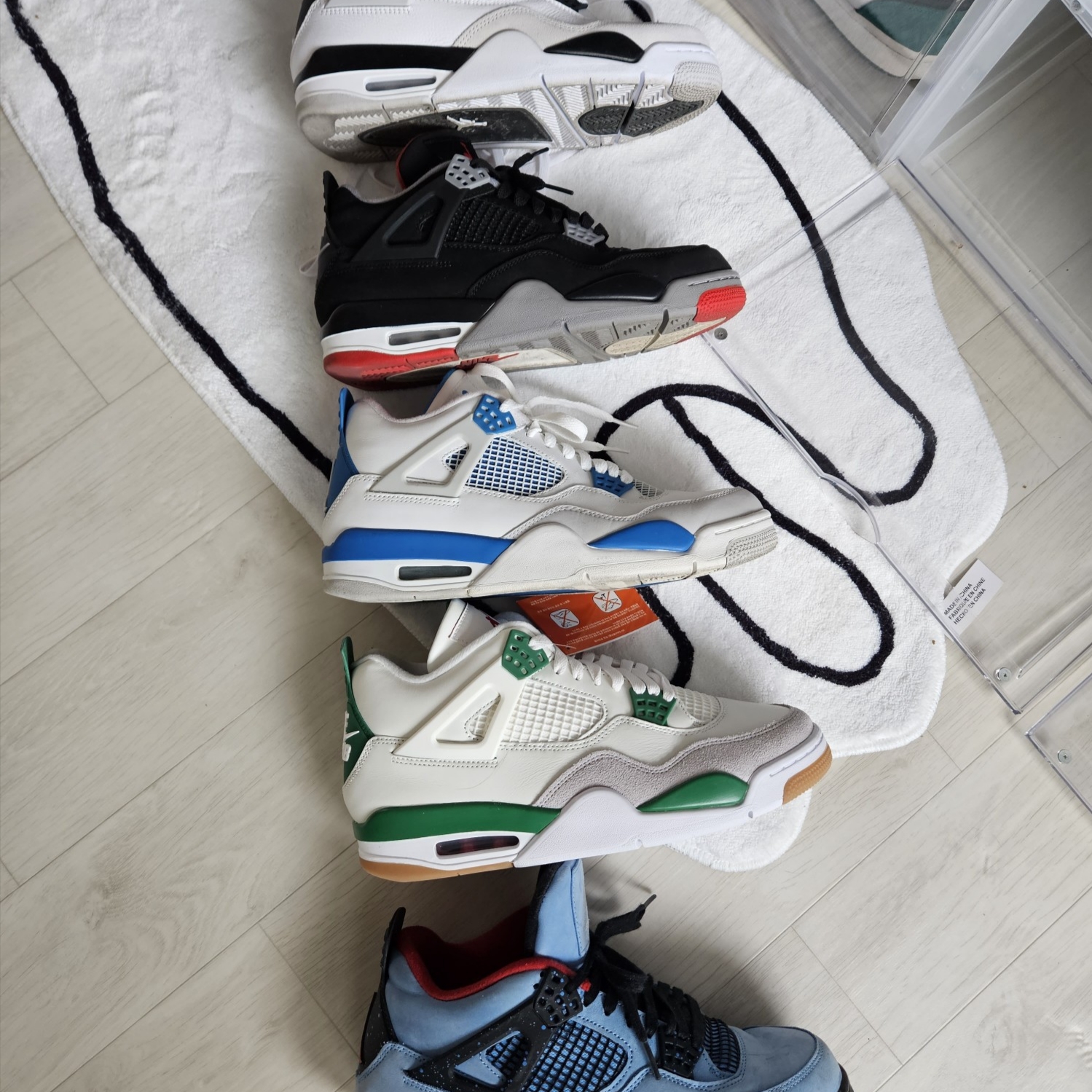 Jordan 4 x Nike SB Retro SP Pine Green 착용 스타일 - 3