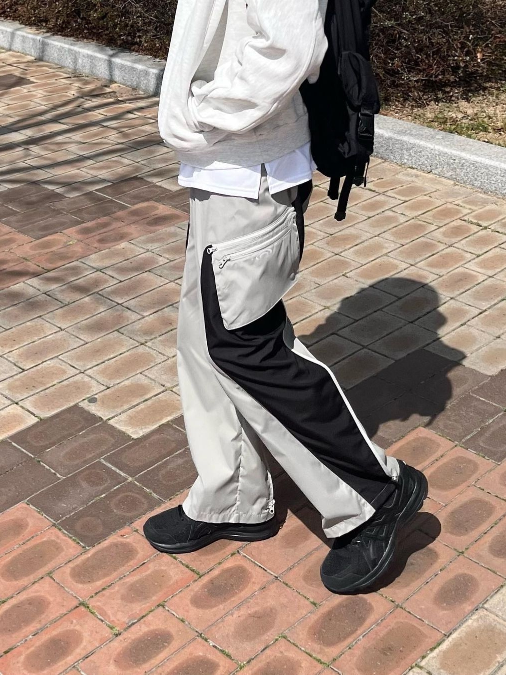 Art Of Field Coaptation Pocket Cargo Pants Begie 착용 스타일 - 1