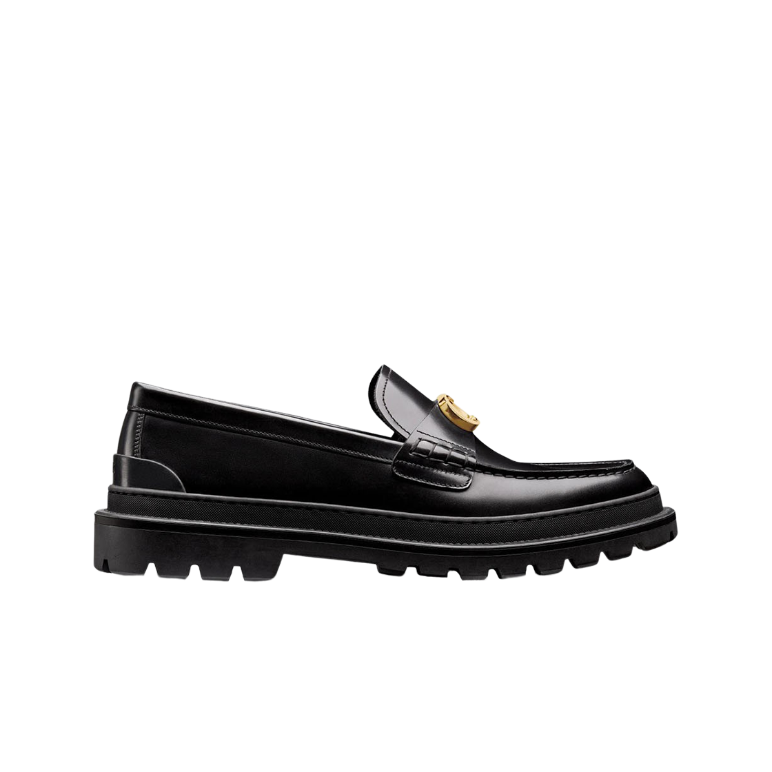 3LO117ZJQ-H971 Dior Explorer Loafer Polished Calfskin Black