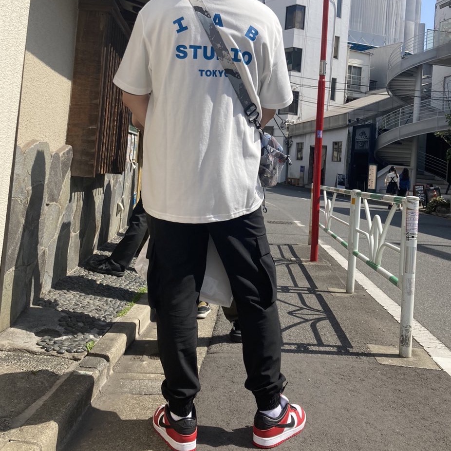 IAB Studio Tokyo T-Shirt White, Nike SB Dunk Low Pro Chicago 착용 스타일