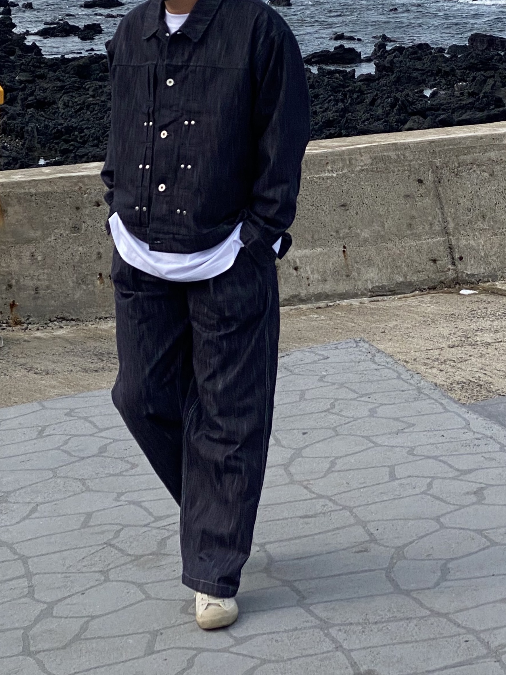 Moonstar x Studio Nicholson Merino Sneakers Dove 착용 스타일 - 1
