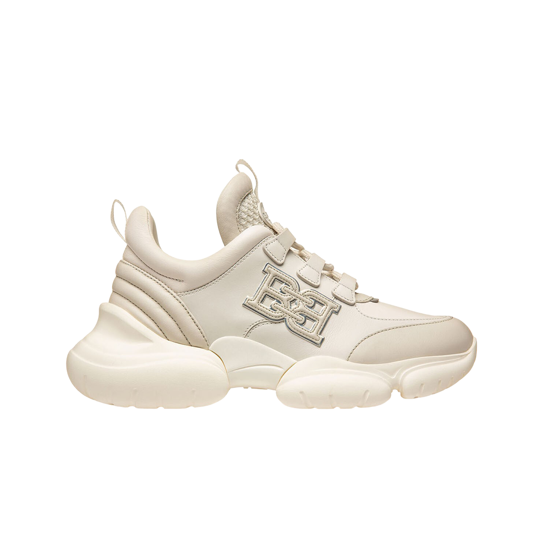 (W) 발리 클레어스 레더 스니커즈 더스티 화이트((W) Bally Claires Leather Sneakers Dusty White) - 1