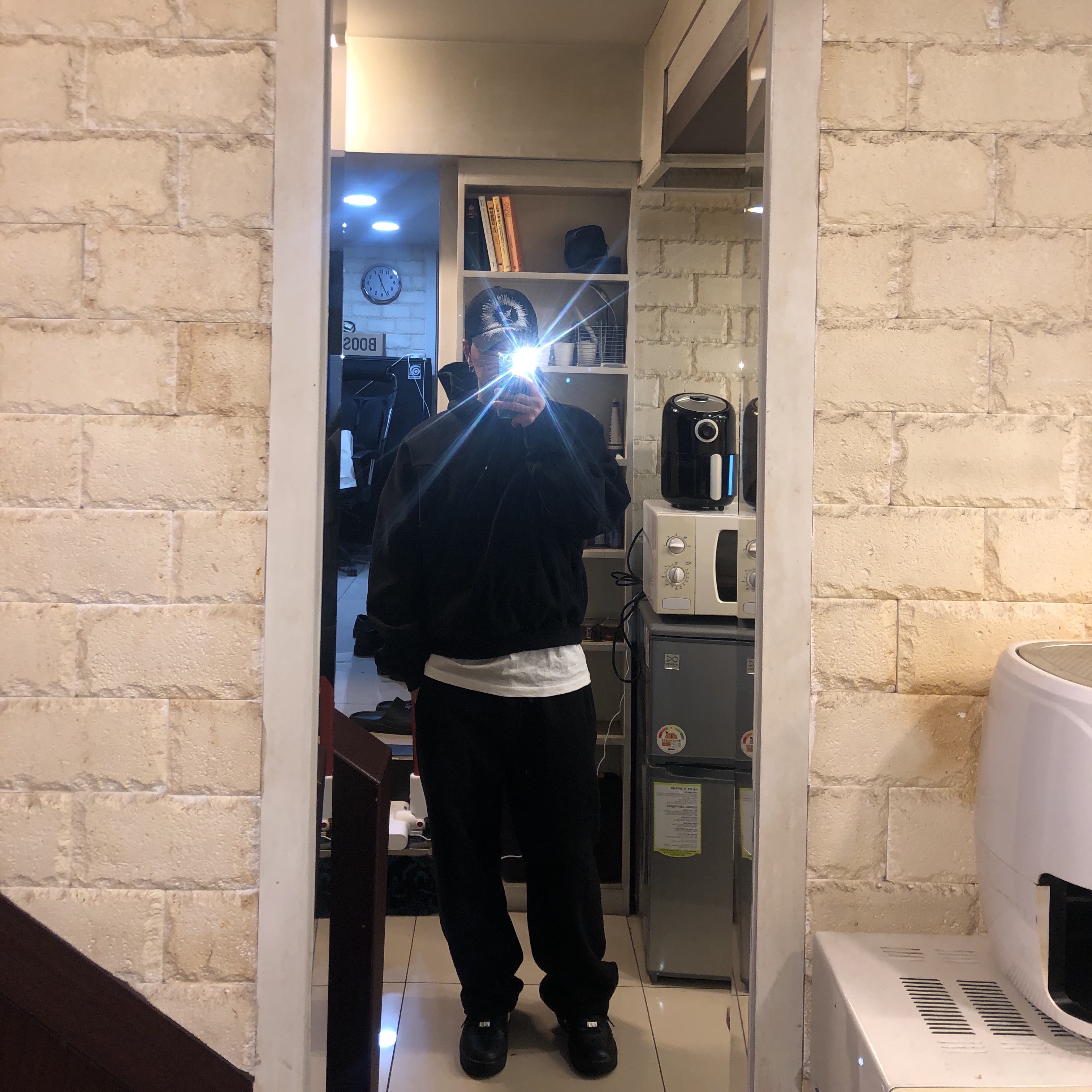 Nike x Ambush Air Force 1 Low SP Black 착용 스타일