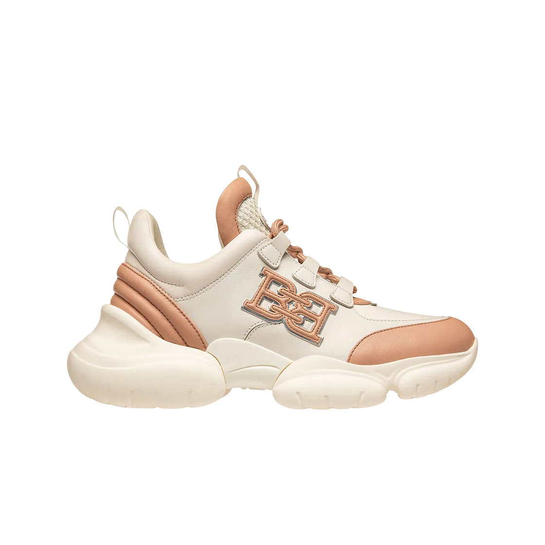 (W) 발리 클레어스 레더 스니커즈 핑크 화이트((W) Bally Claires Leather Sneakers Pink White) - 1