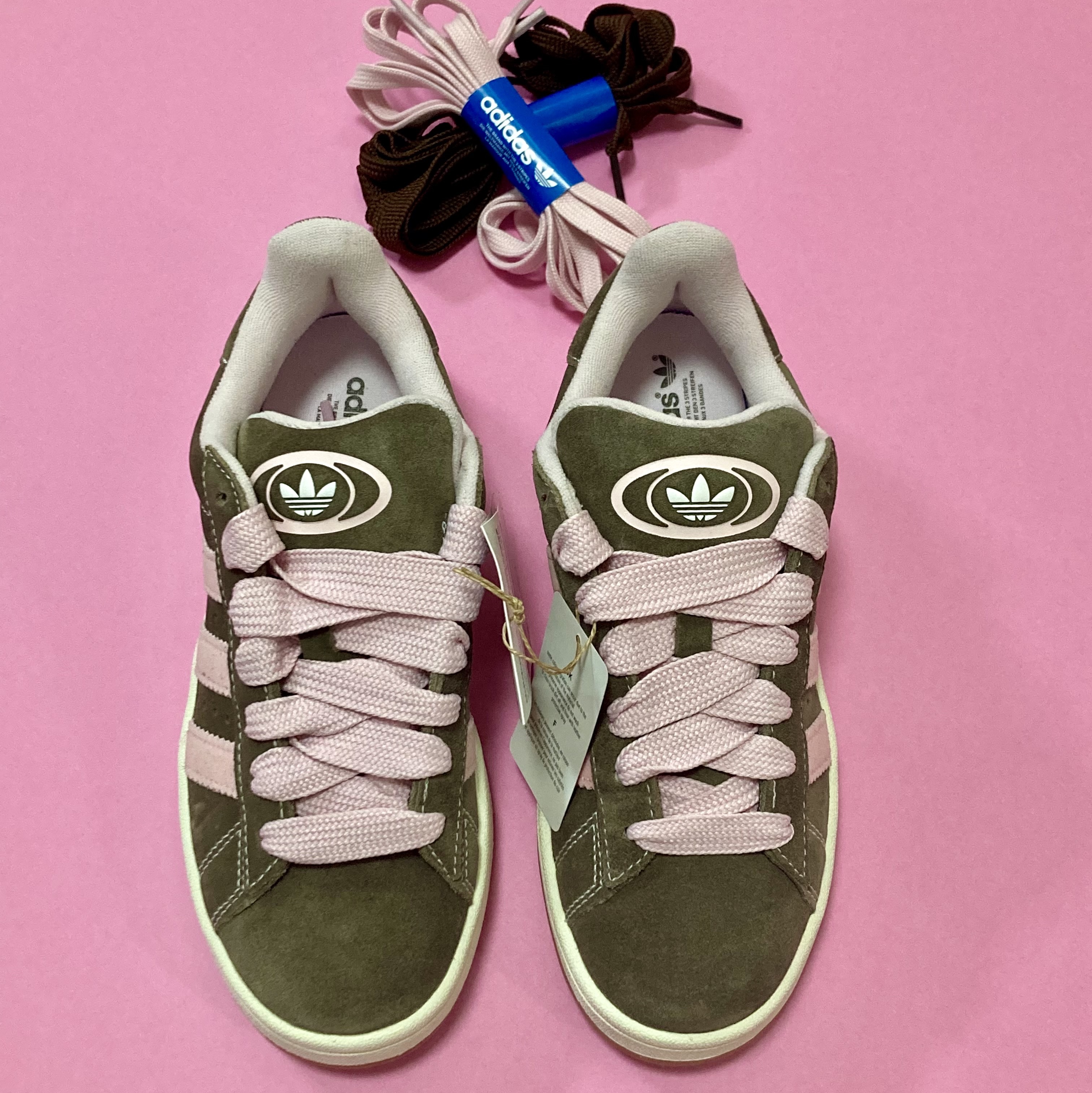 Adidas Campus 00s Dust Cargo Clear Pink 착용 스타일