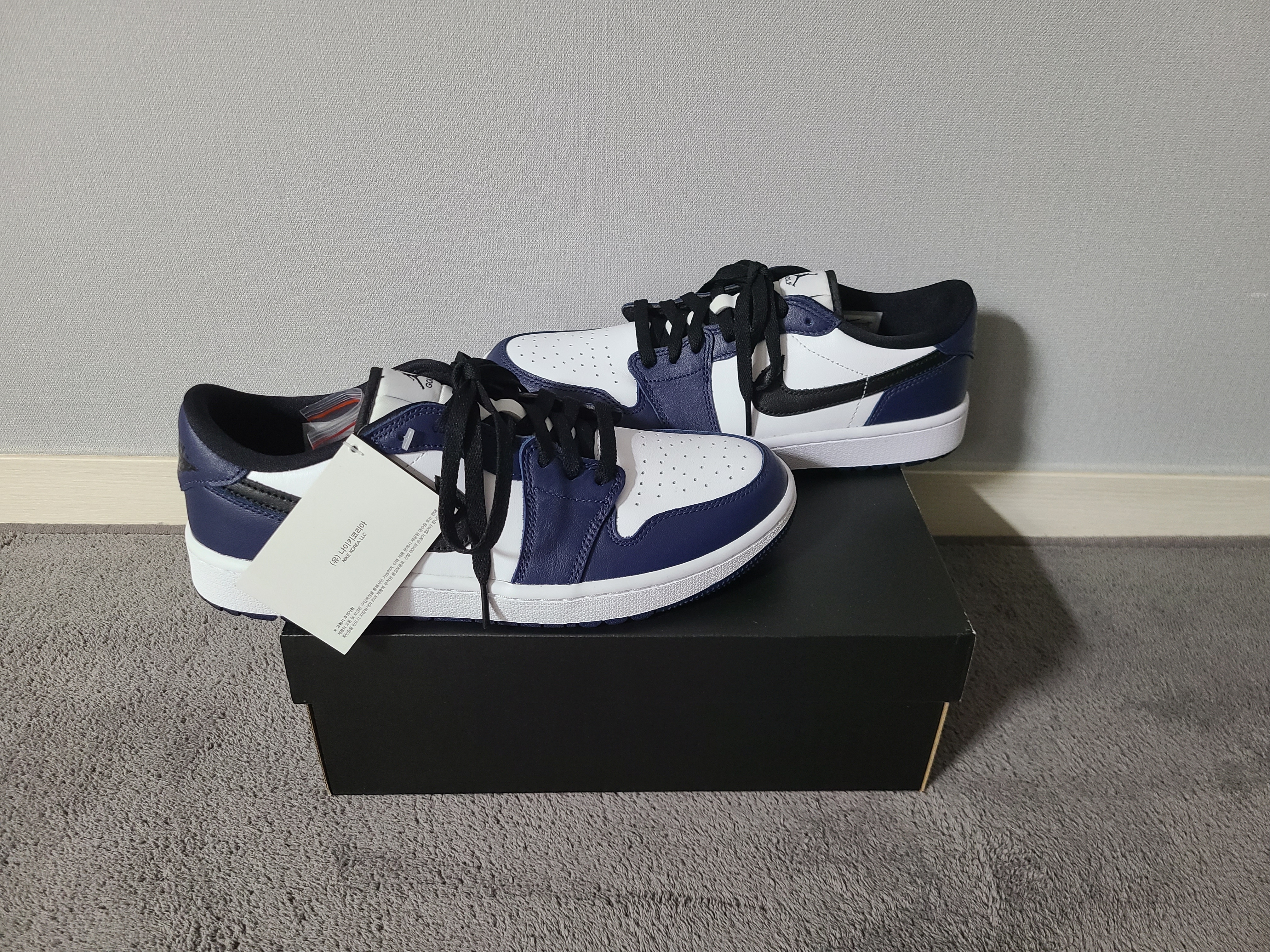 Jordan 1 Low Golf Midnight Navy 착용 스타일 - 2