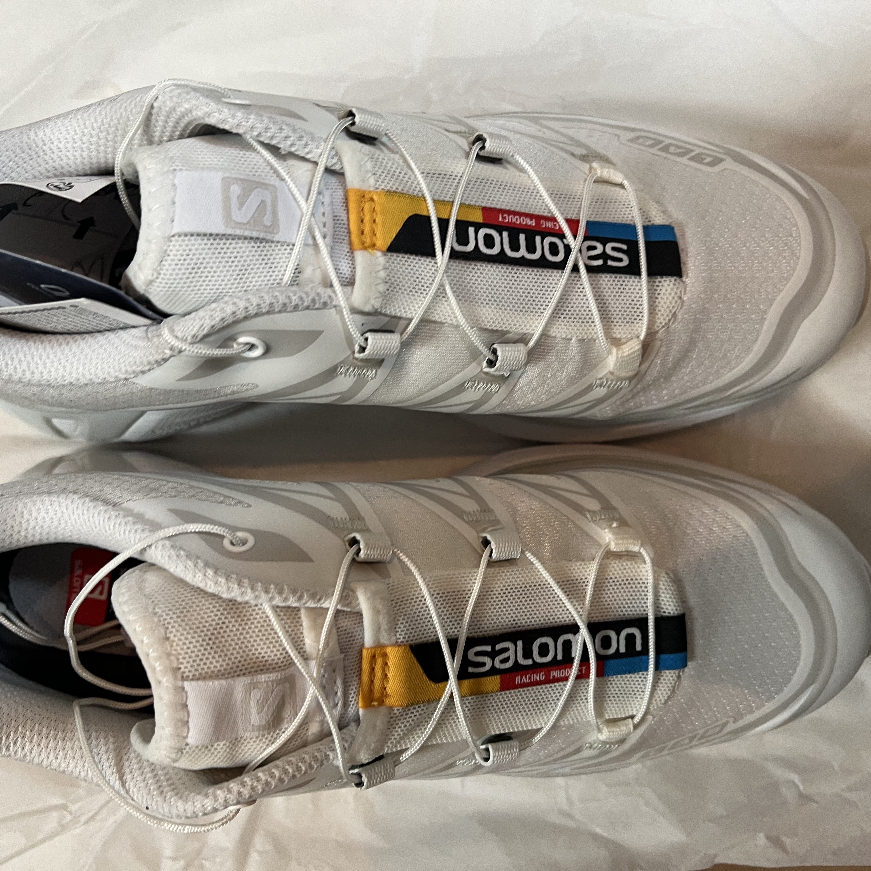 Salomon XT-6 ADV White 착용 스타일
