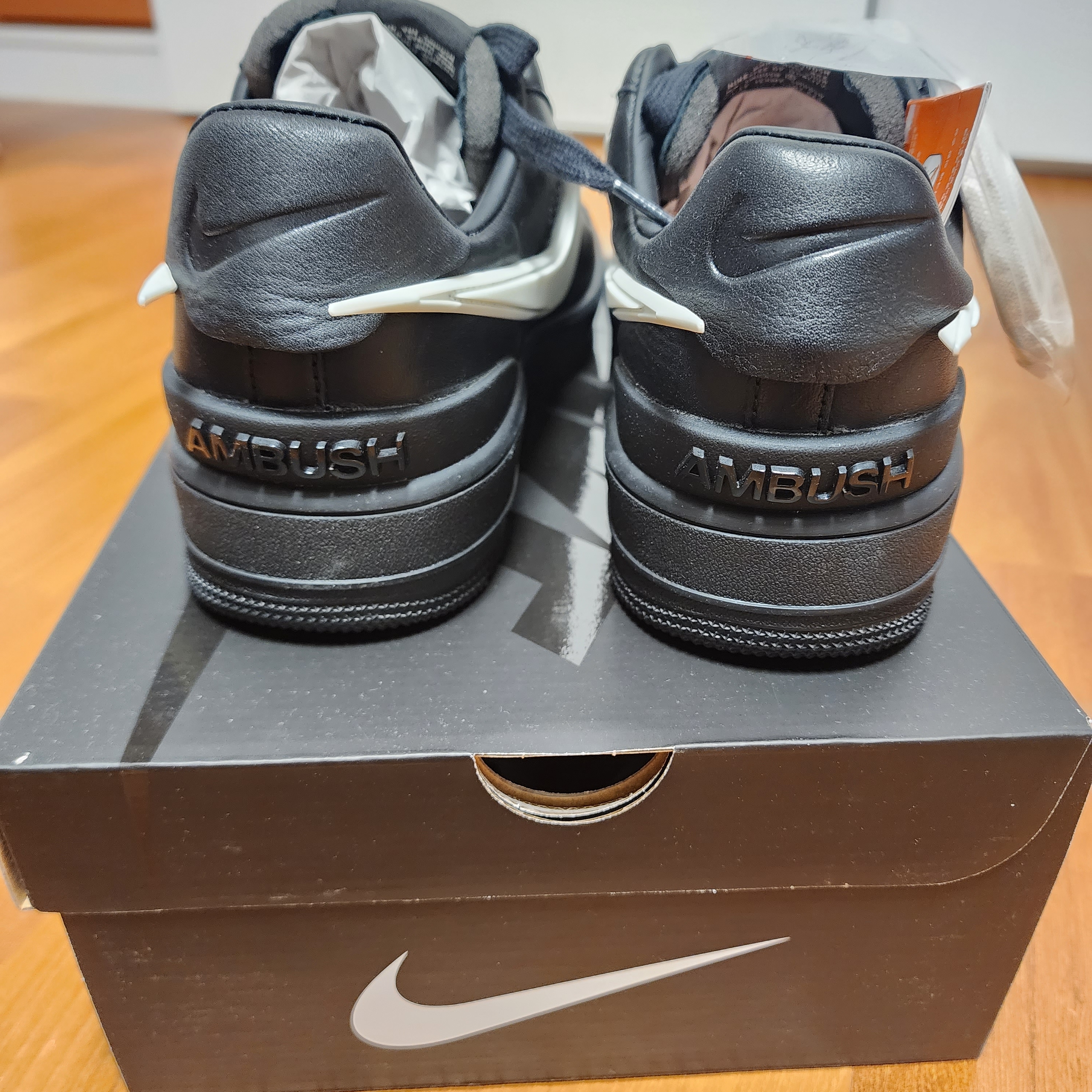 Nike x Ambush Air Force 1 Low SP Black 착용 스타일 - 4