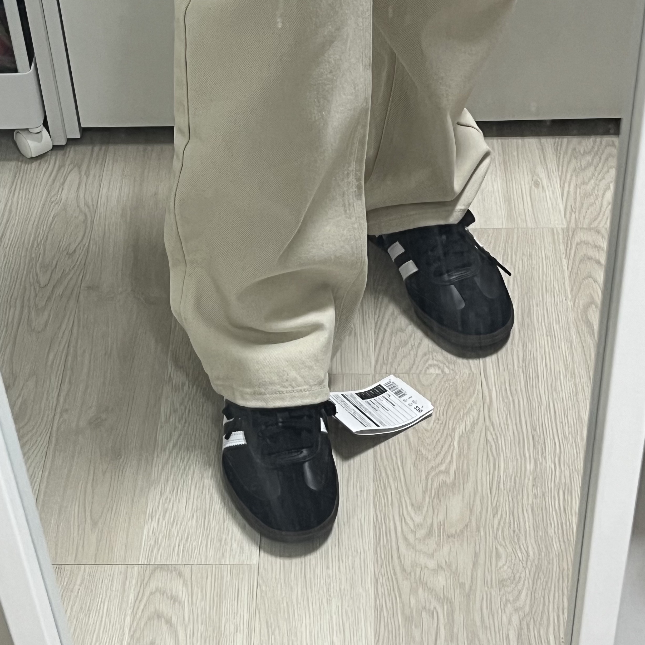 Adidas Samba ADV Black 착용 스타일