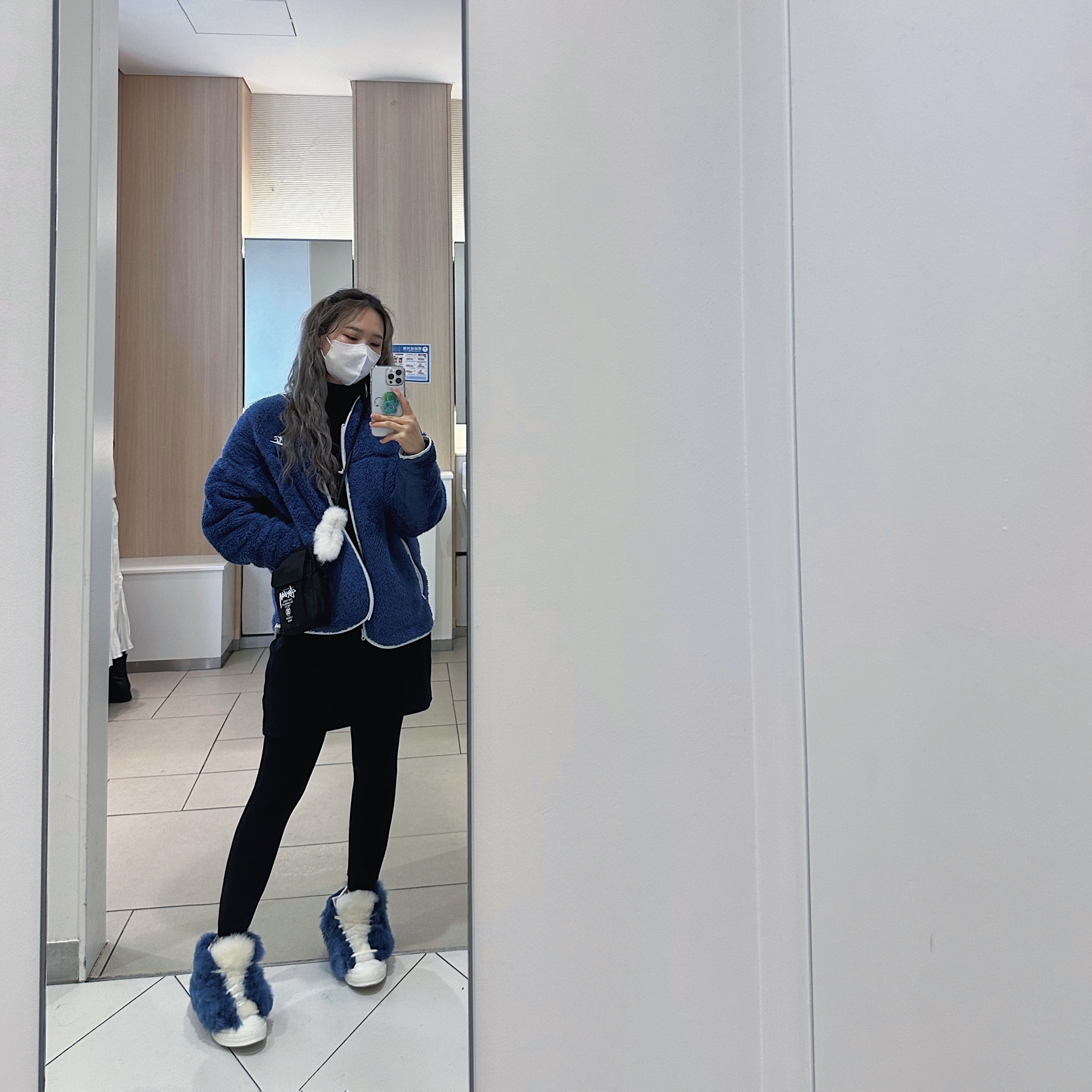 Converse x Ambush Chuck 70 Fuzzy Navy Blue 착용 스타일