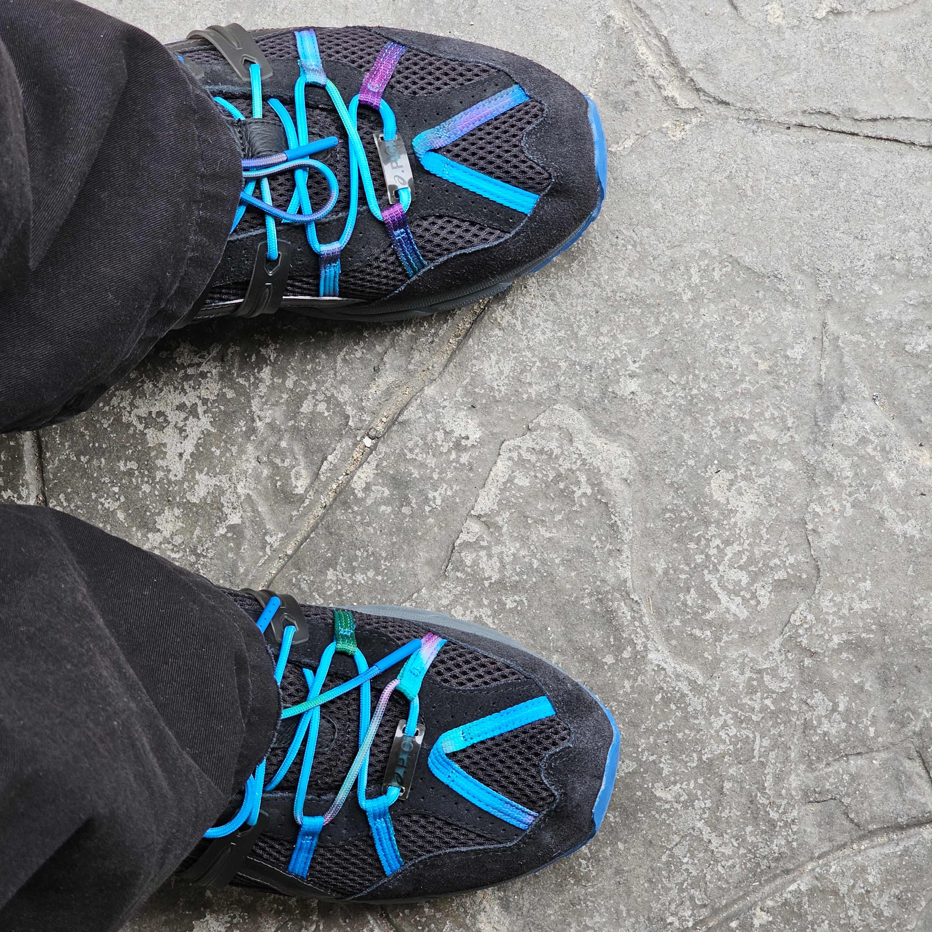 Asics x A.P.C. Gel-Sonoma 15-50 Black 착용 스타일 - 2