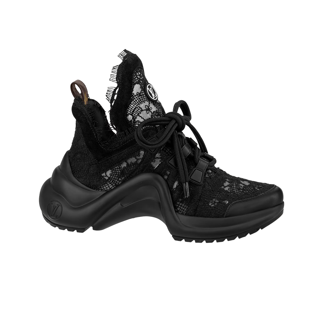 (W) 루이비통 LV 아치라이트 스니커즈 블랙((W) Louis Vuitton LV Archlight Sneakers Black) - 1