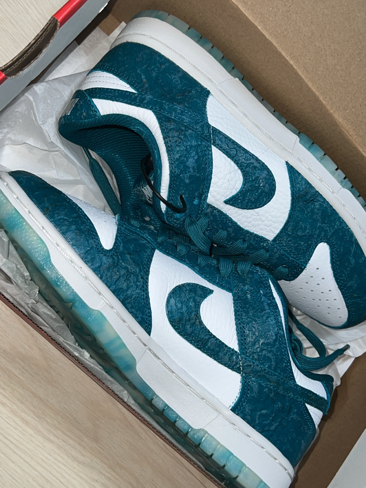 (W) Nike Dunk Low Ocean 착용 스타일 - 1